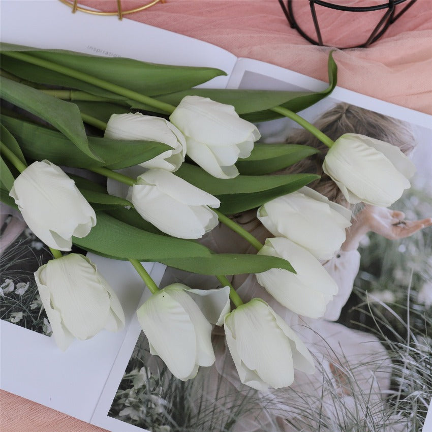 Faux Tulip Flower Decorations Wedding Flowers