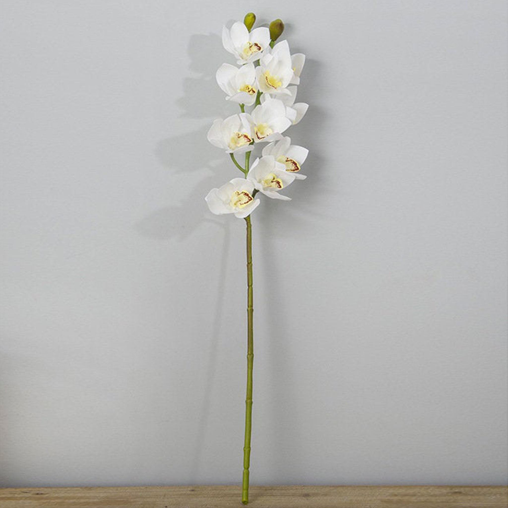 Real Touch 3D Printing Artificial Cymbidium Orchid Flower Latex Flowers