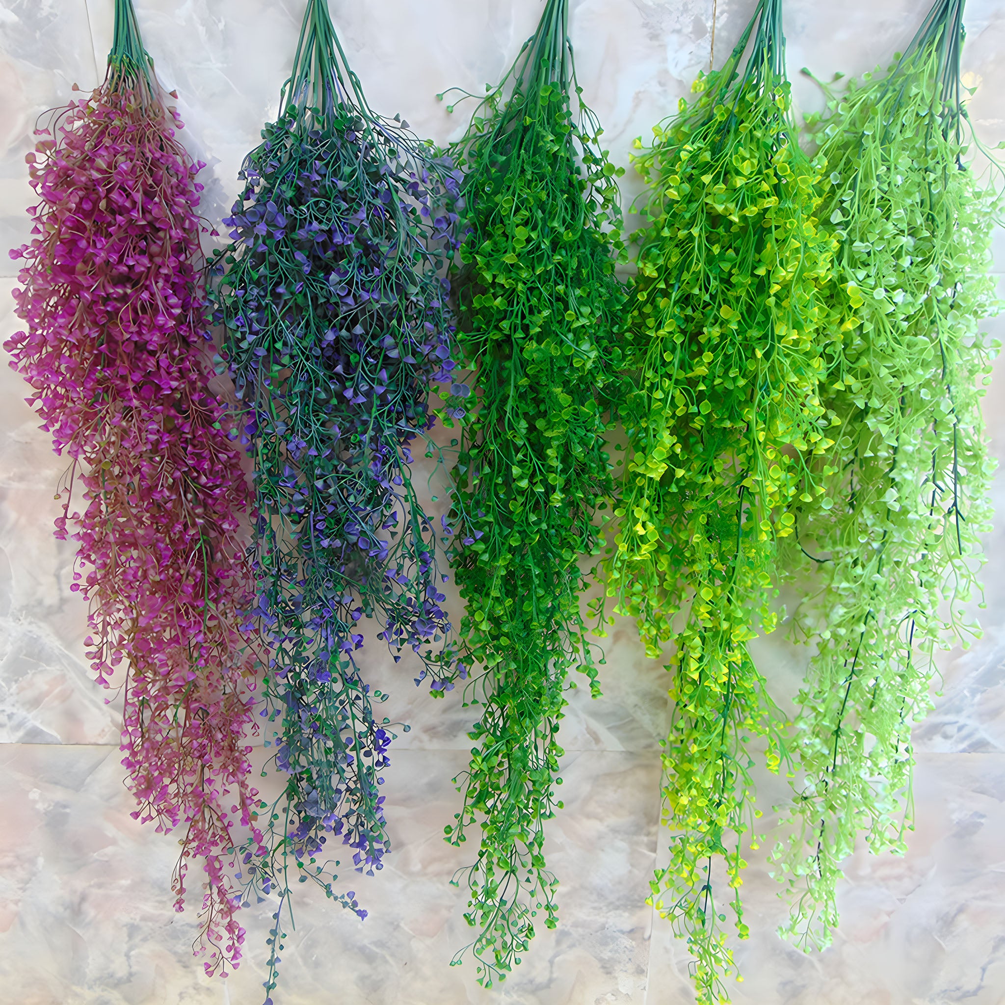 Faux Hanging Plants UV Protected Fake Greenery Vines