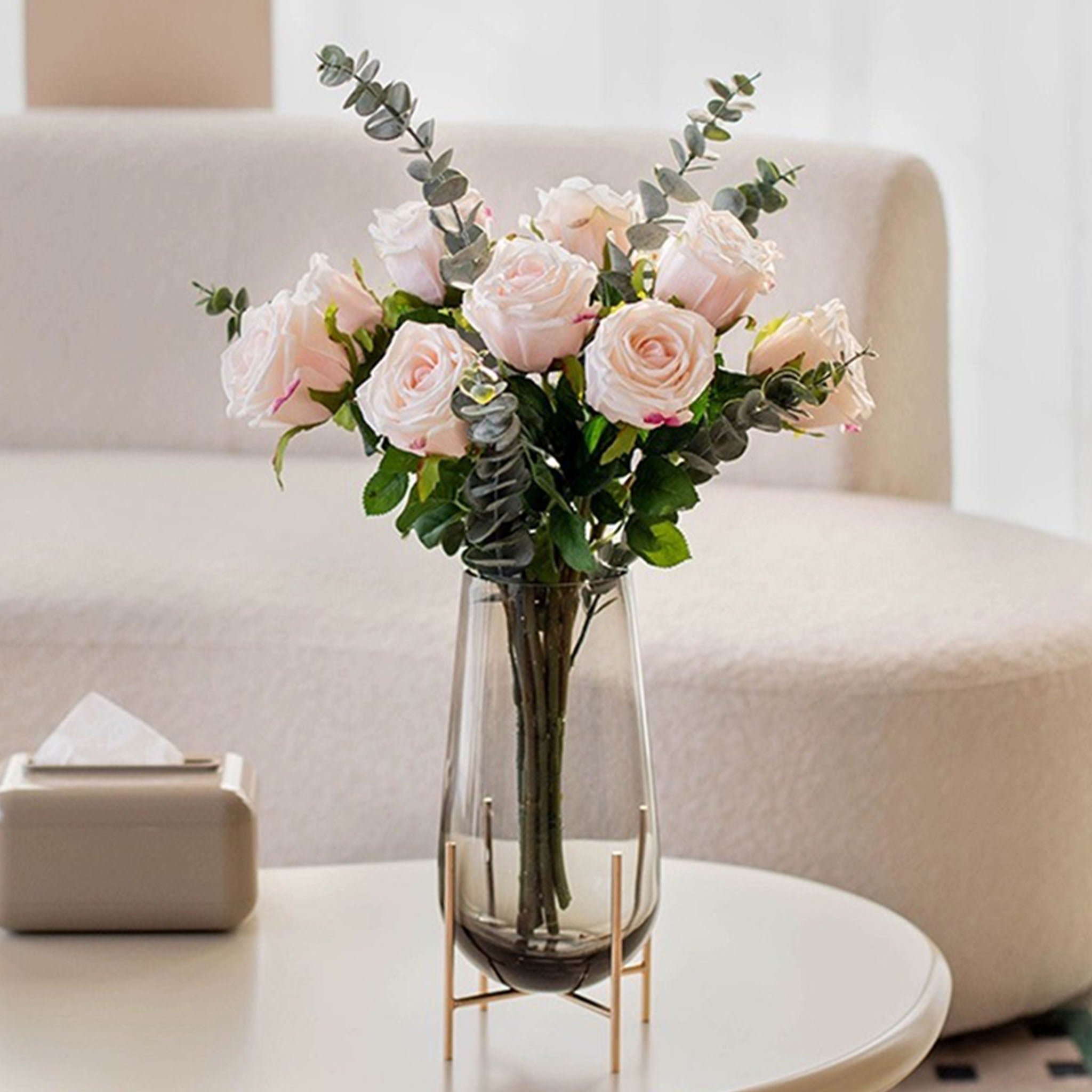 Real Touch Roses Artificial Flowers 17"