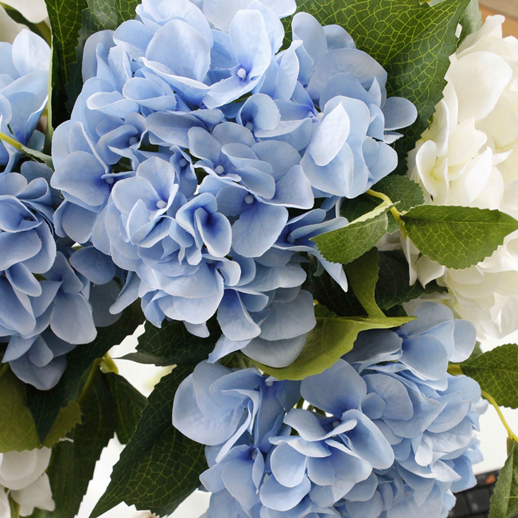 Artificial Hydrangea Silk Hydangea Flowers 6 inch