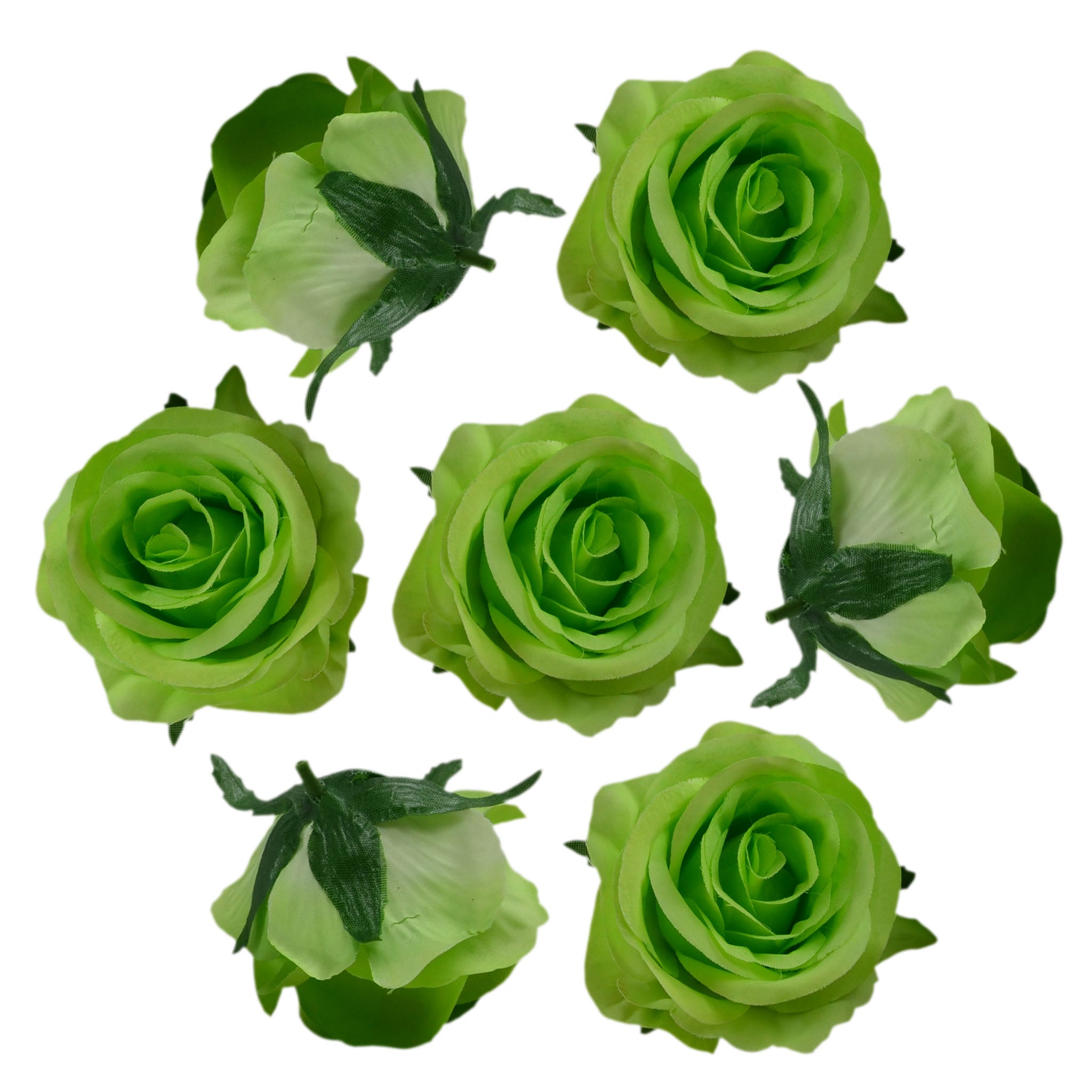 Silk Flowers Wholesale Roses Heads 3 inch 100pcs