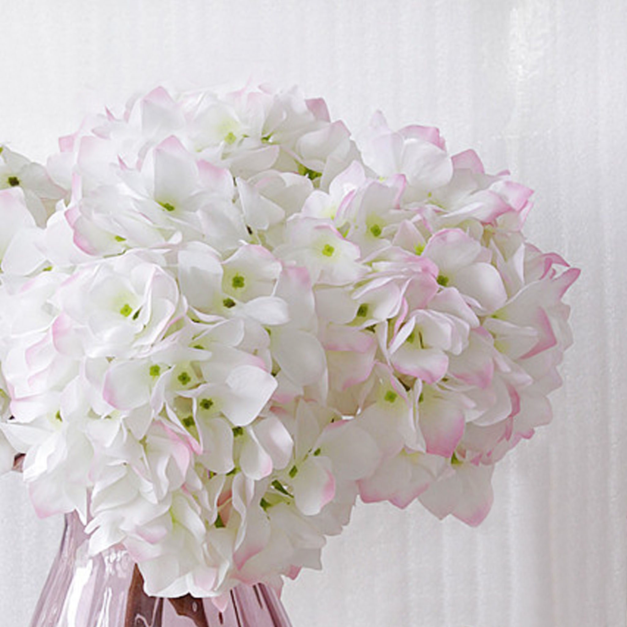 Large Head Hydrangea Simulation Fake Flowers for Home Party Wedding Decoration