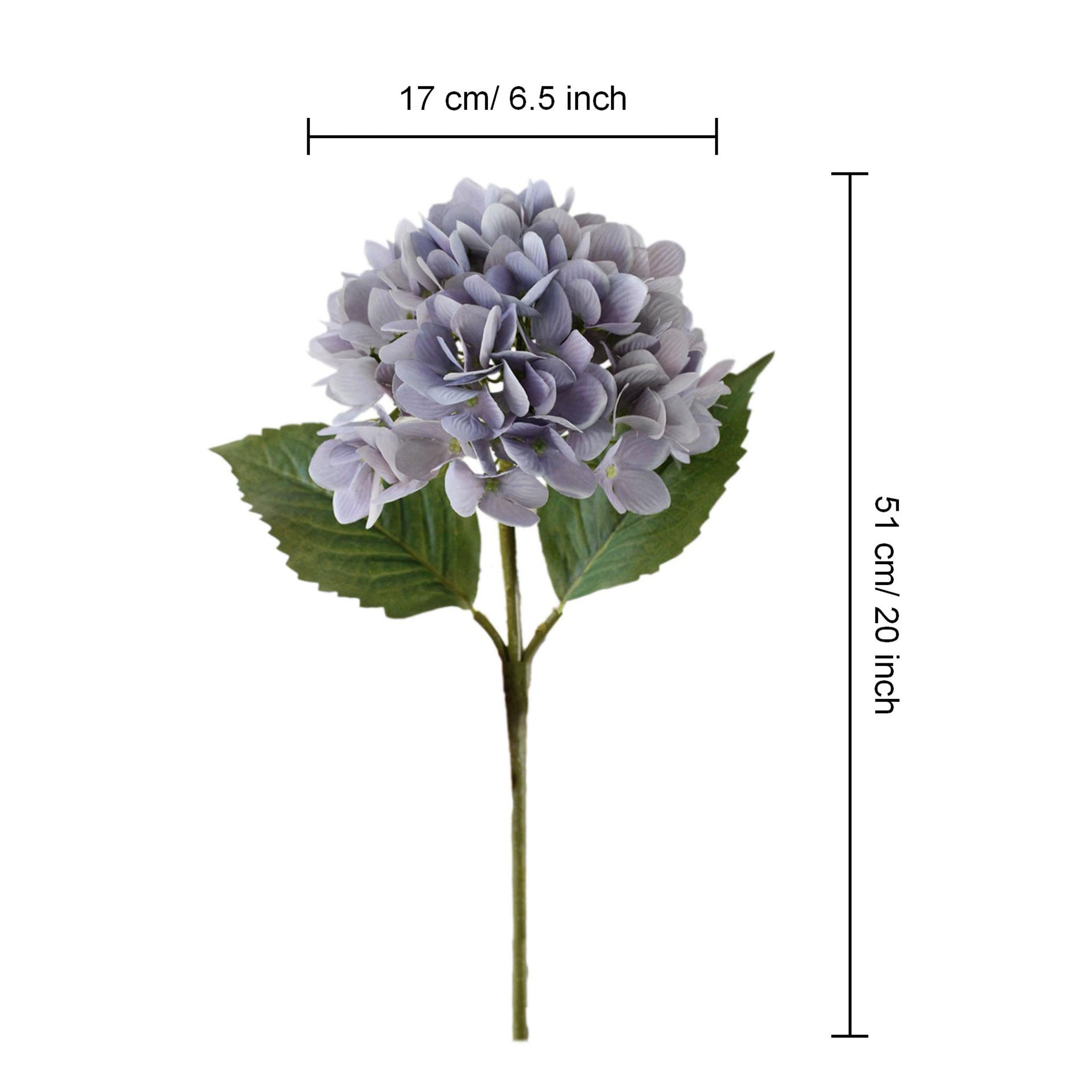 Artificial Hydrangea Bushes Full Bloom Fake Hydrangeas 5 Colors Home Decor