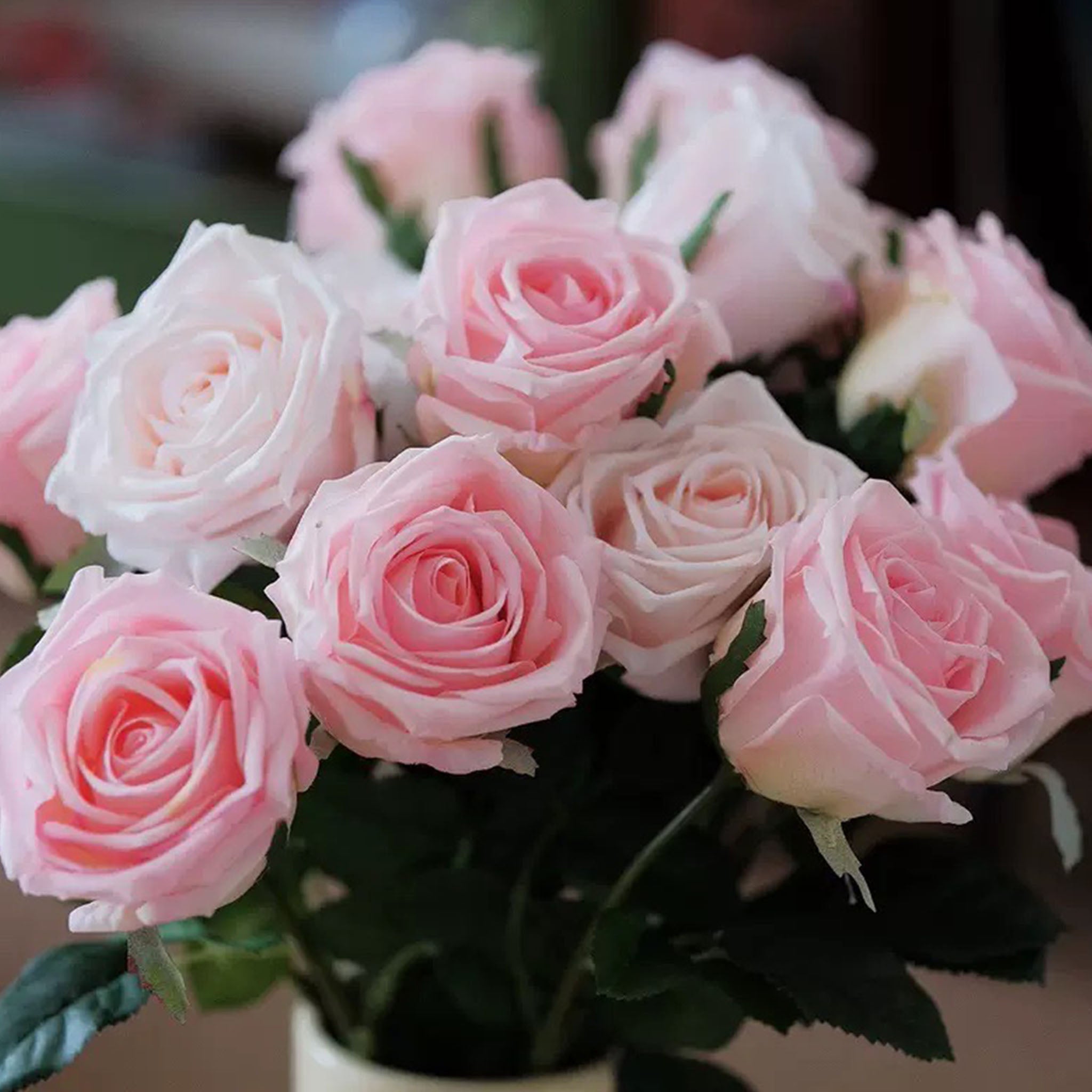 Real Touch Roses Artificial Flowers 17"