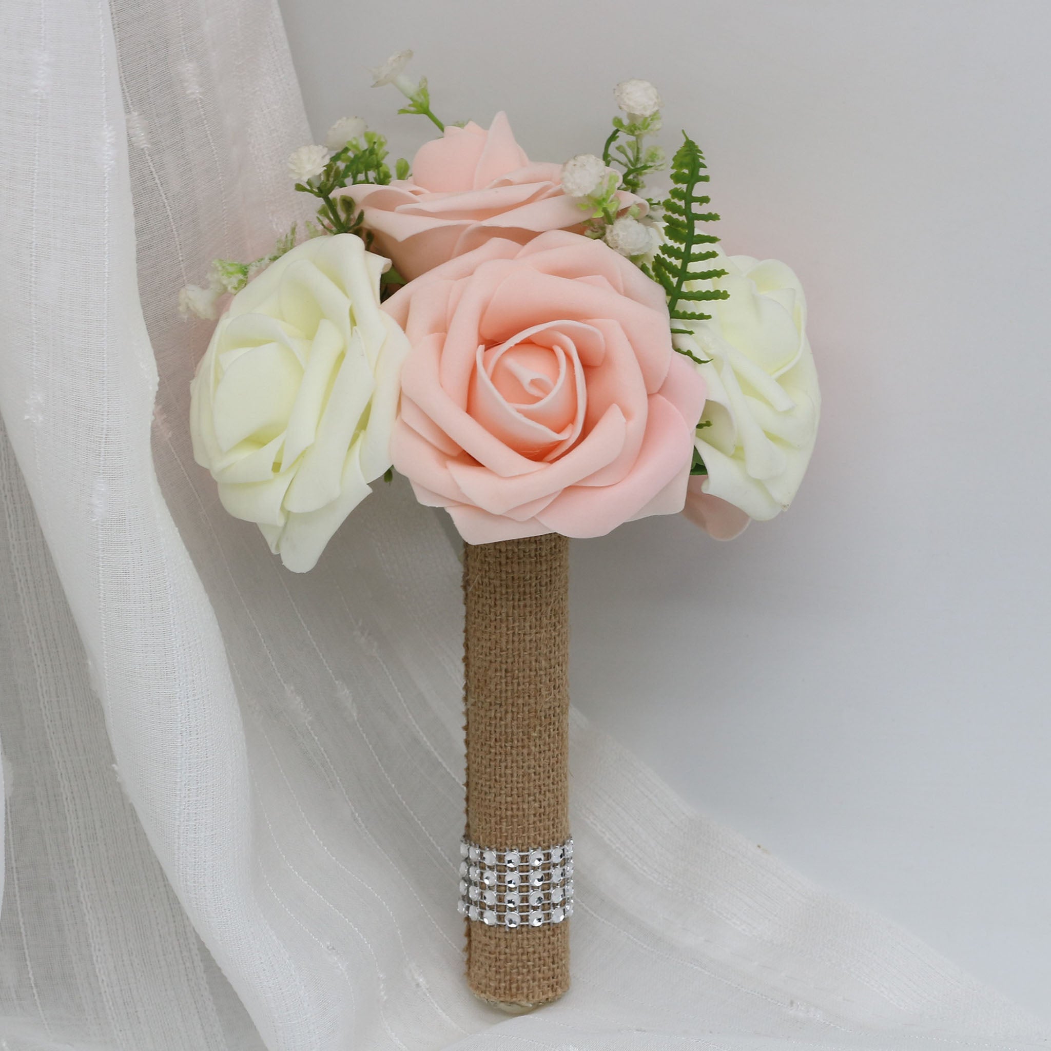 Flower Girl Bouquet Blush Ivory Small Bouquet