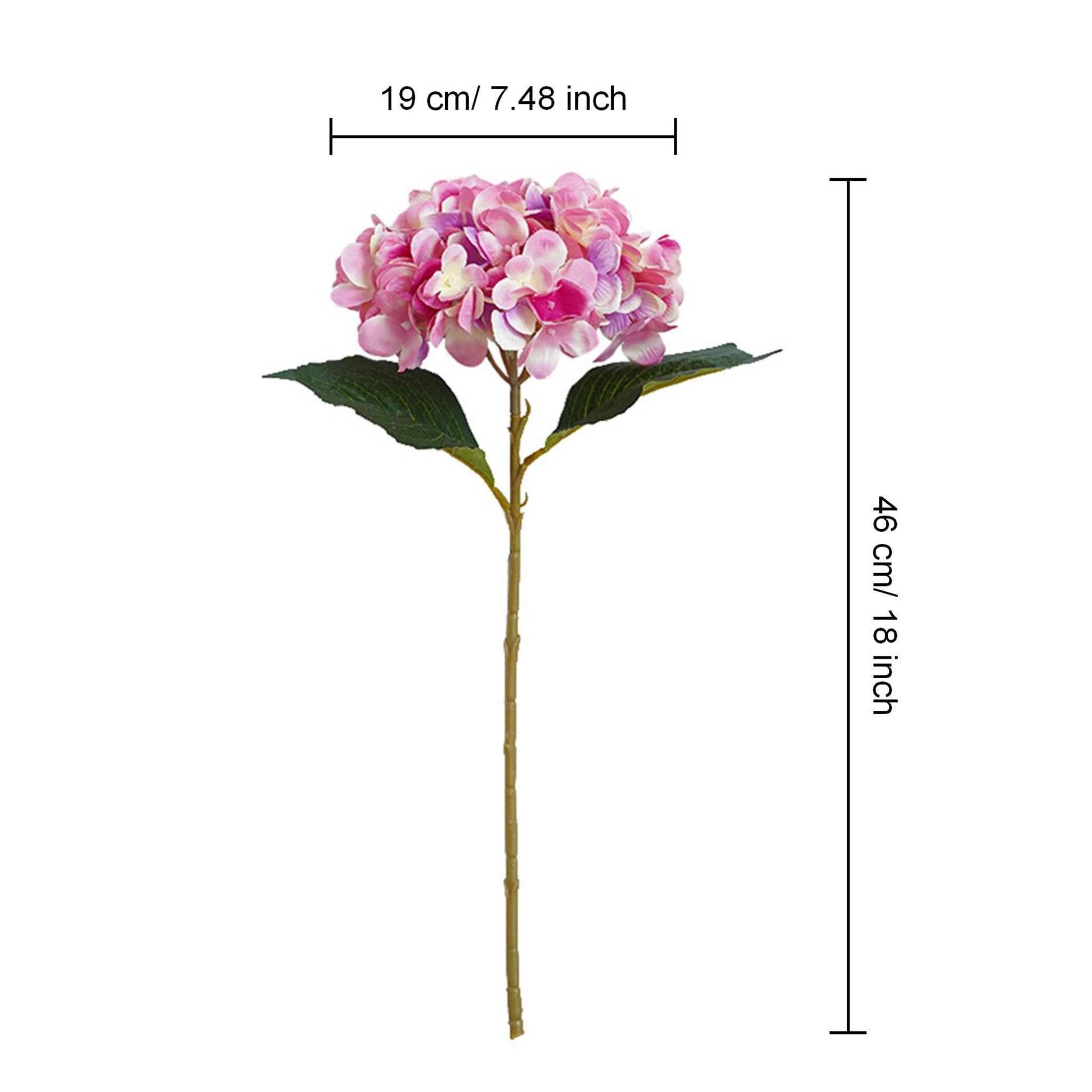 Artificial Hydrangea Bush for Flower Arrangement