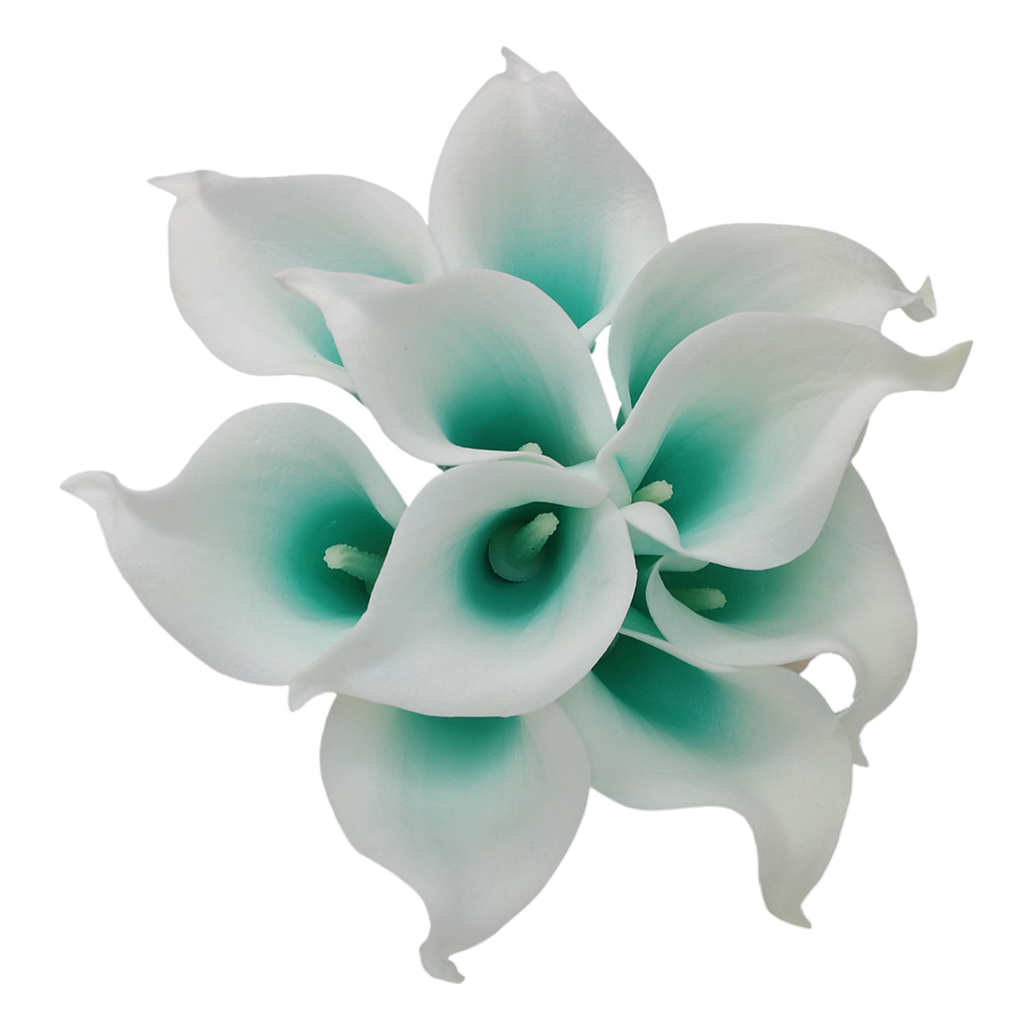 Spa Blue Calla Lily Real Touch Flowers