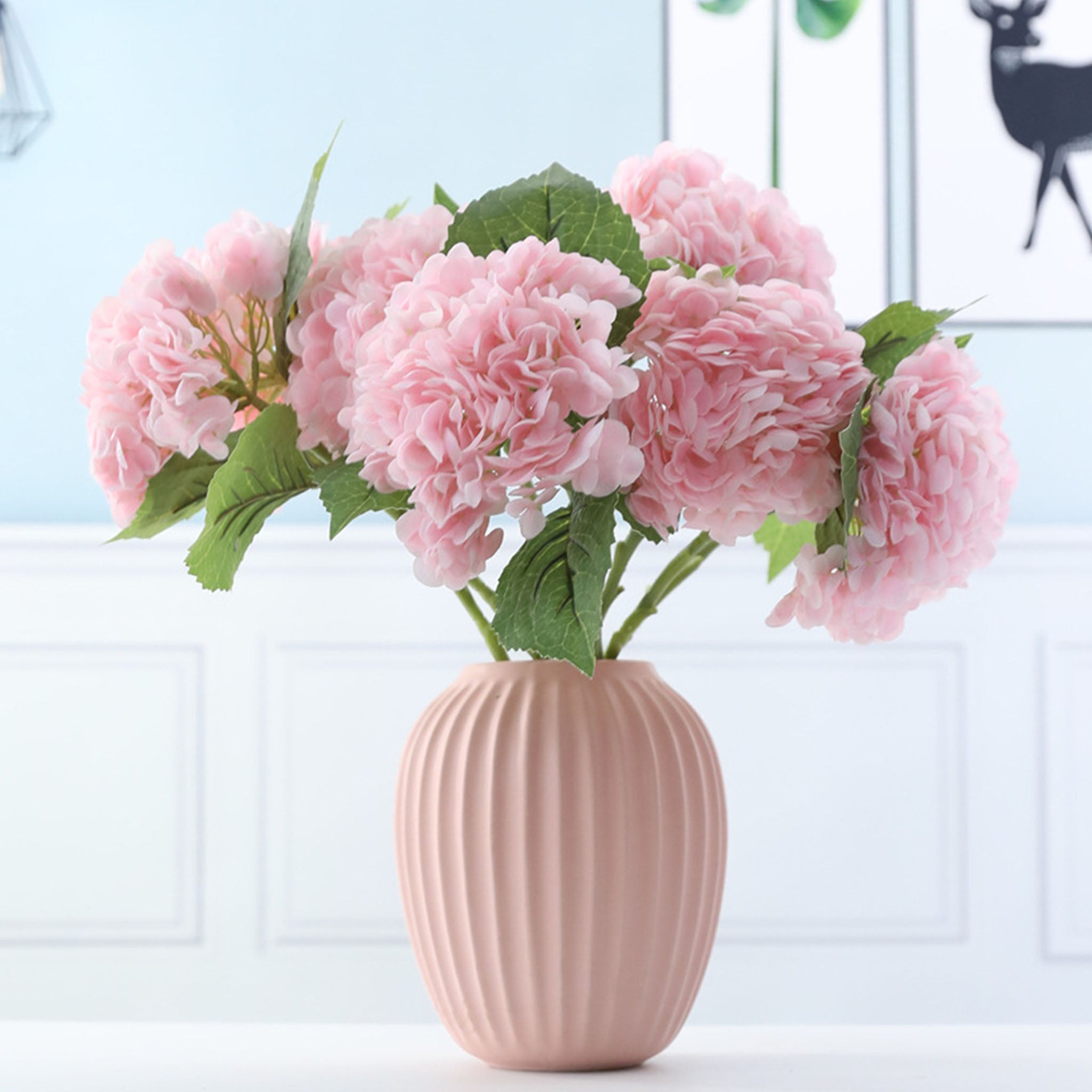 Fake Hydrangea Bushes Large Bloom Hydrangeas
