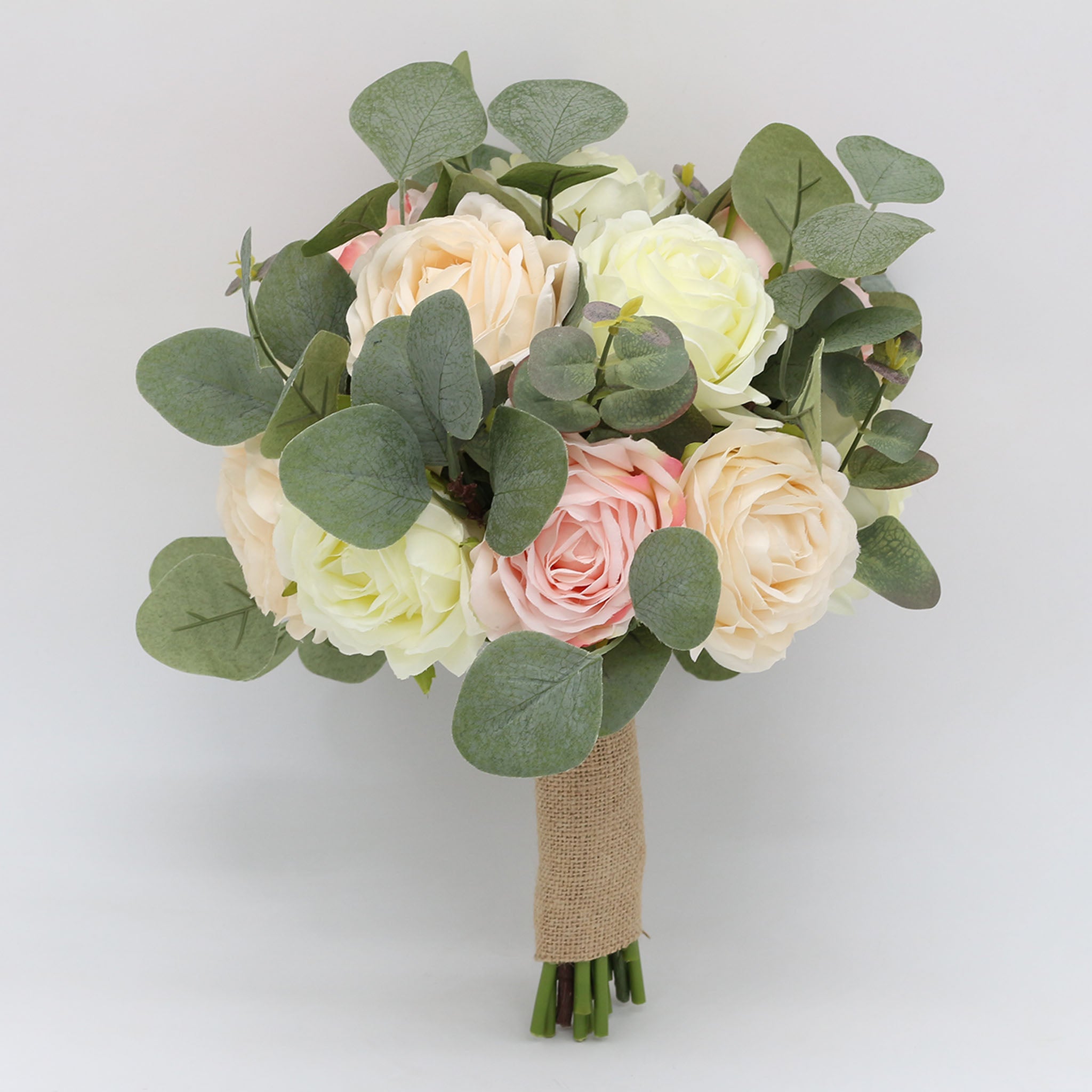 Rustic Wedding Bridal Bouquet Artificial Eucalyptus