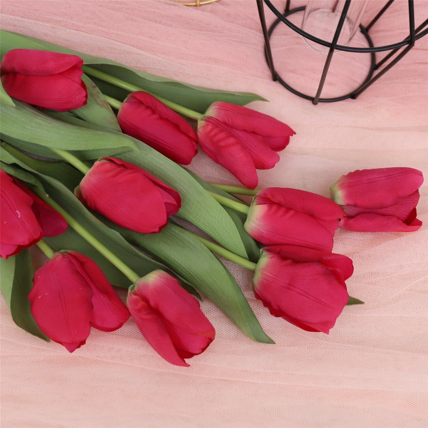 Faux Tulip Flower Decorations Wedding Flowers