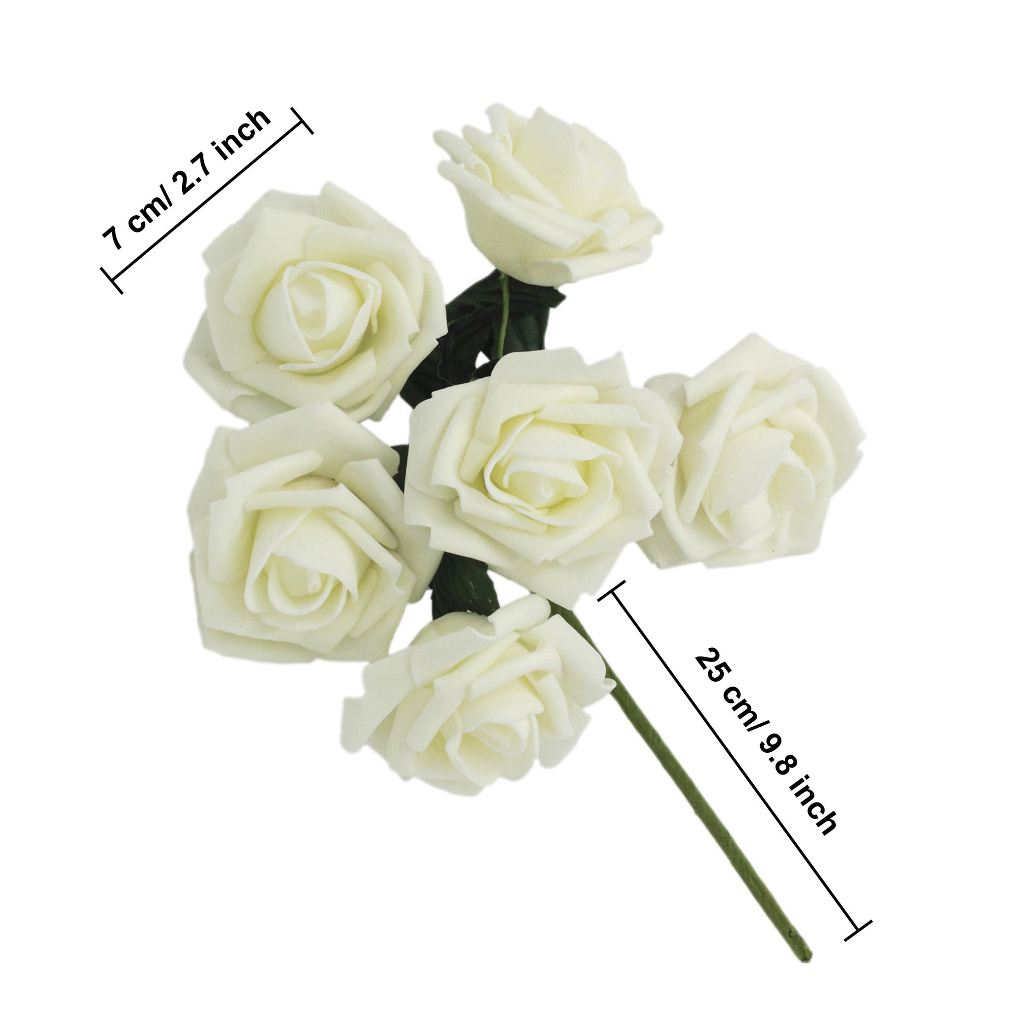 Ivory Flowers Fake Roses Wedding Flowers Wedding Decor