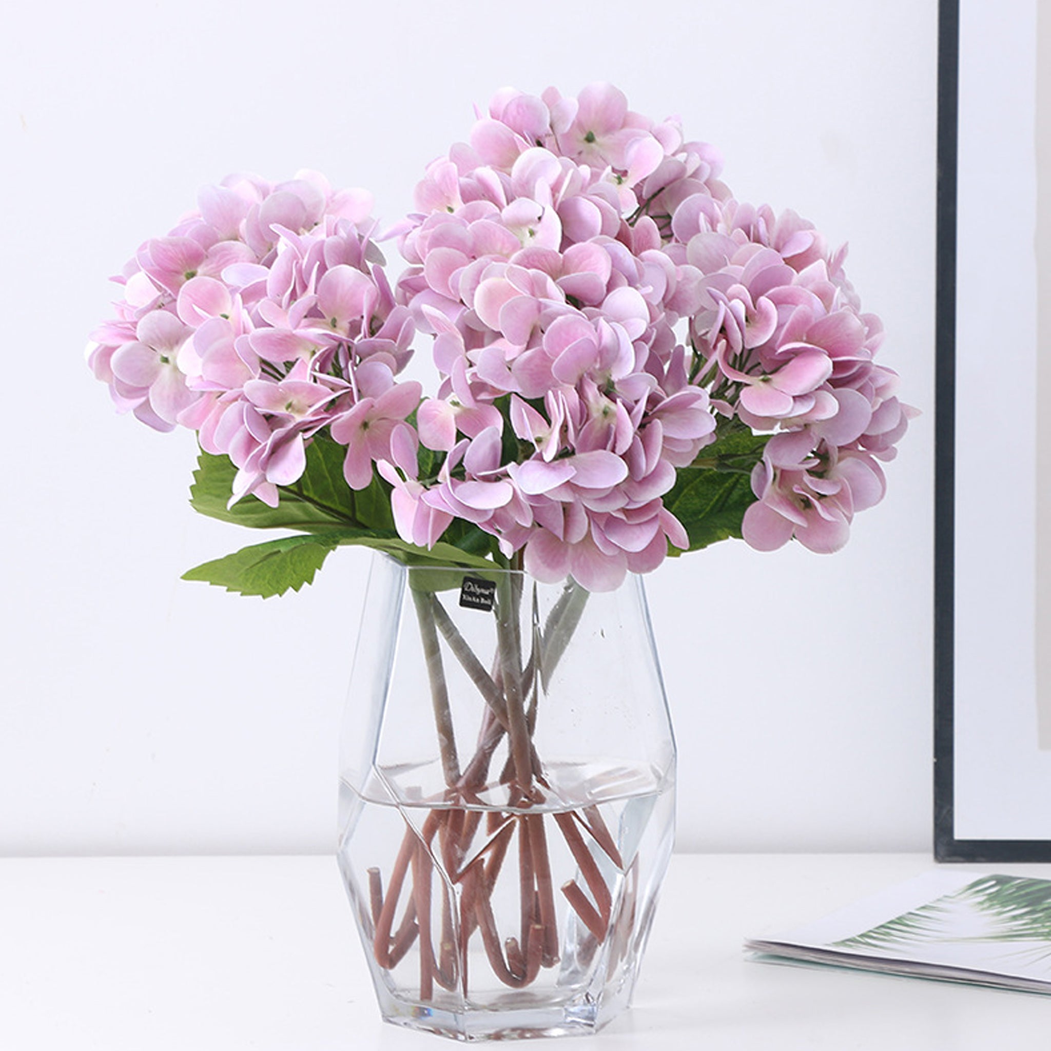 Small Blooms Fake Hydrangea Stem