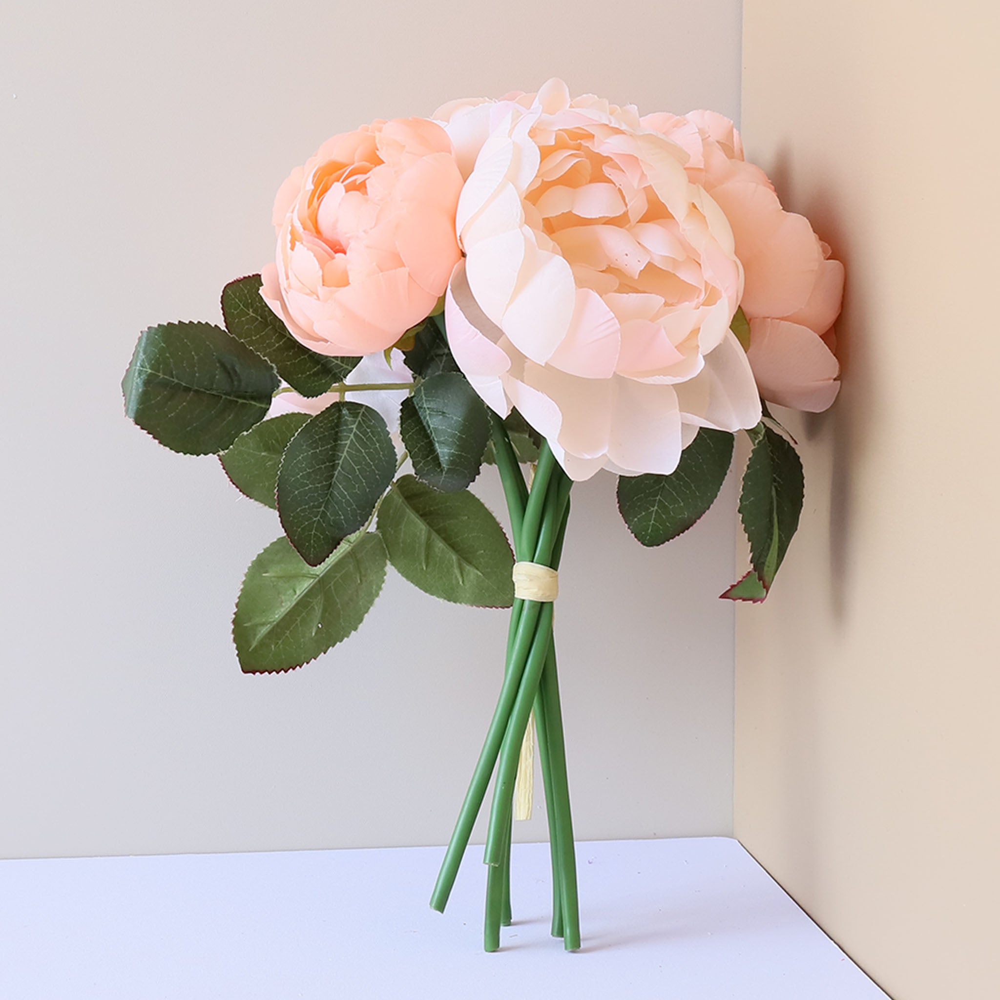 Faux Silk Peony Bouquet Artificial Flower Arrangement Wedding Centerpieces Decor