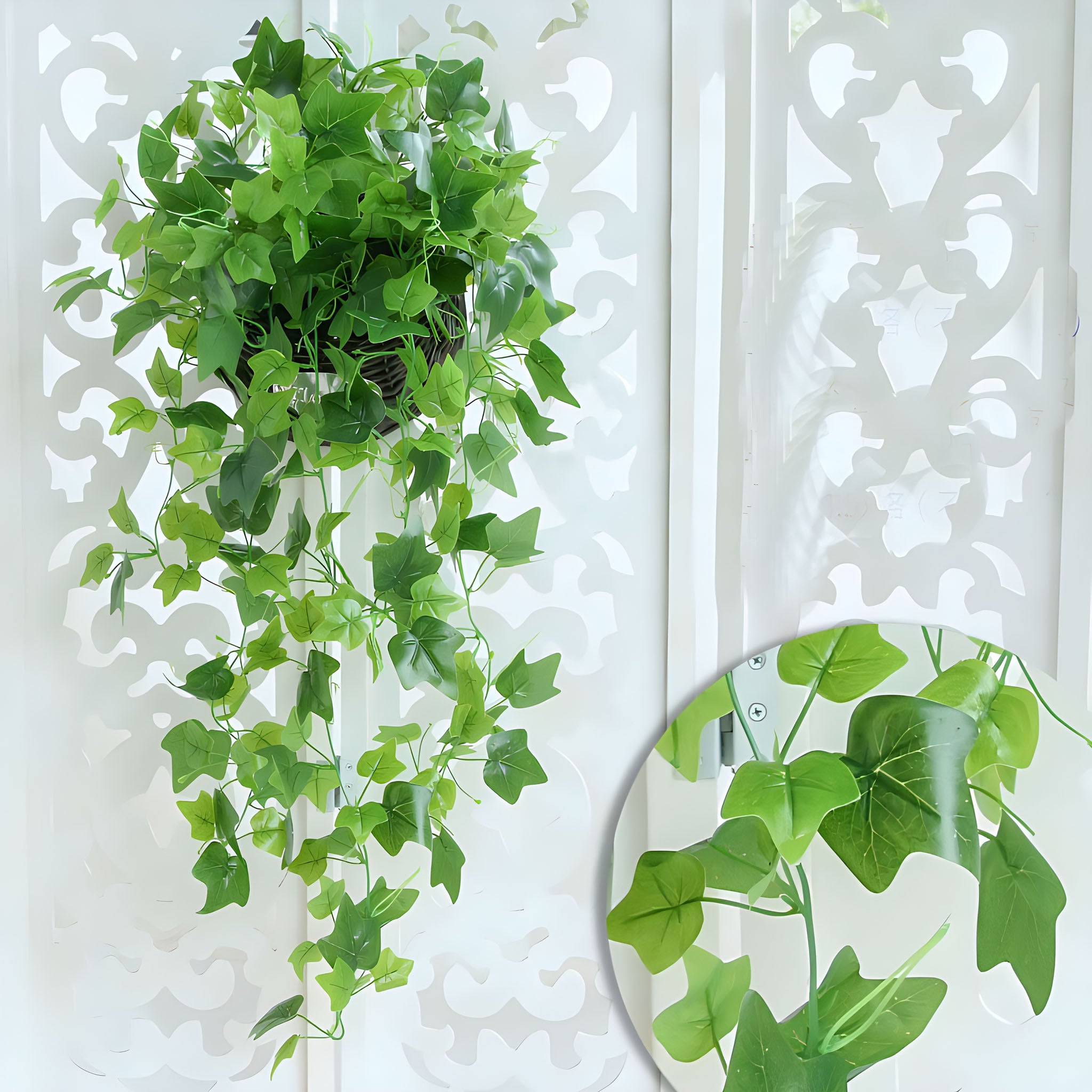 Fake Hanging Plant Artificial Pothos Vines Indoor