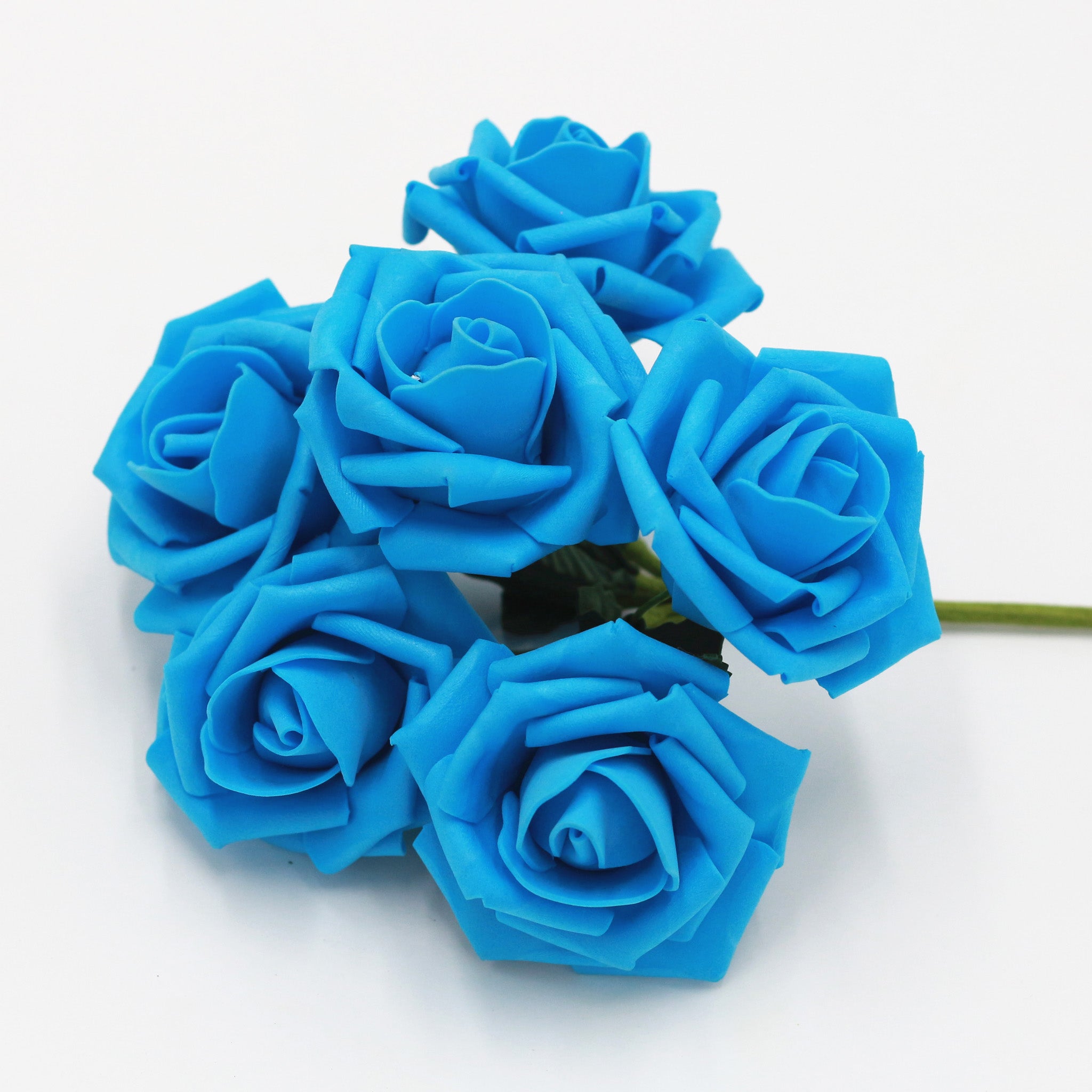 Turquoise Wedding Flowers Artificial Malibu Roses