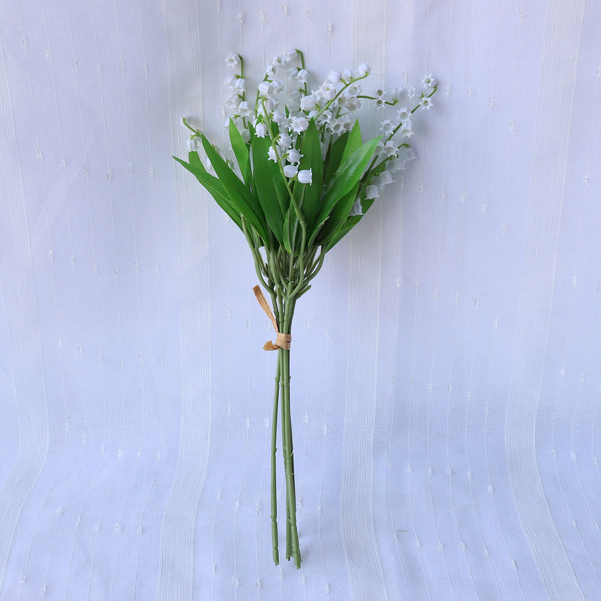 Fake Flowers Realistic White Lily of the valley