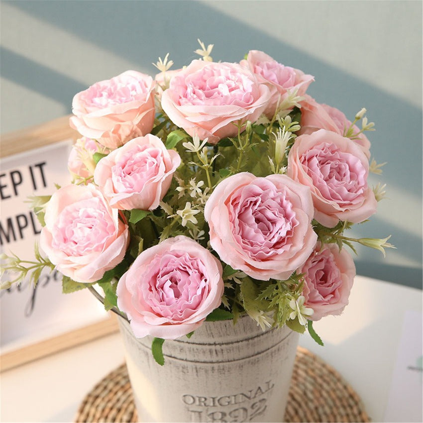 Artificial Rose Flower Spray Roses Wedding Home Decor