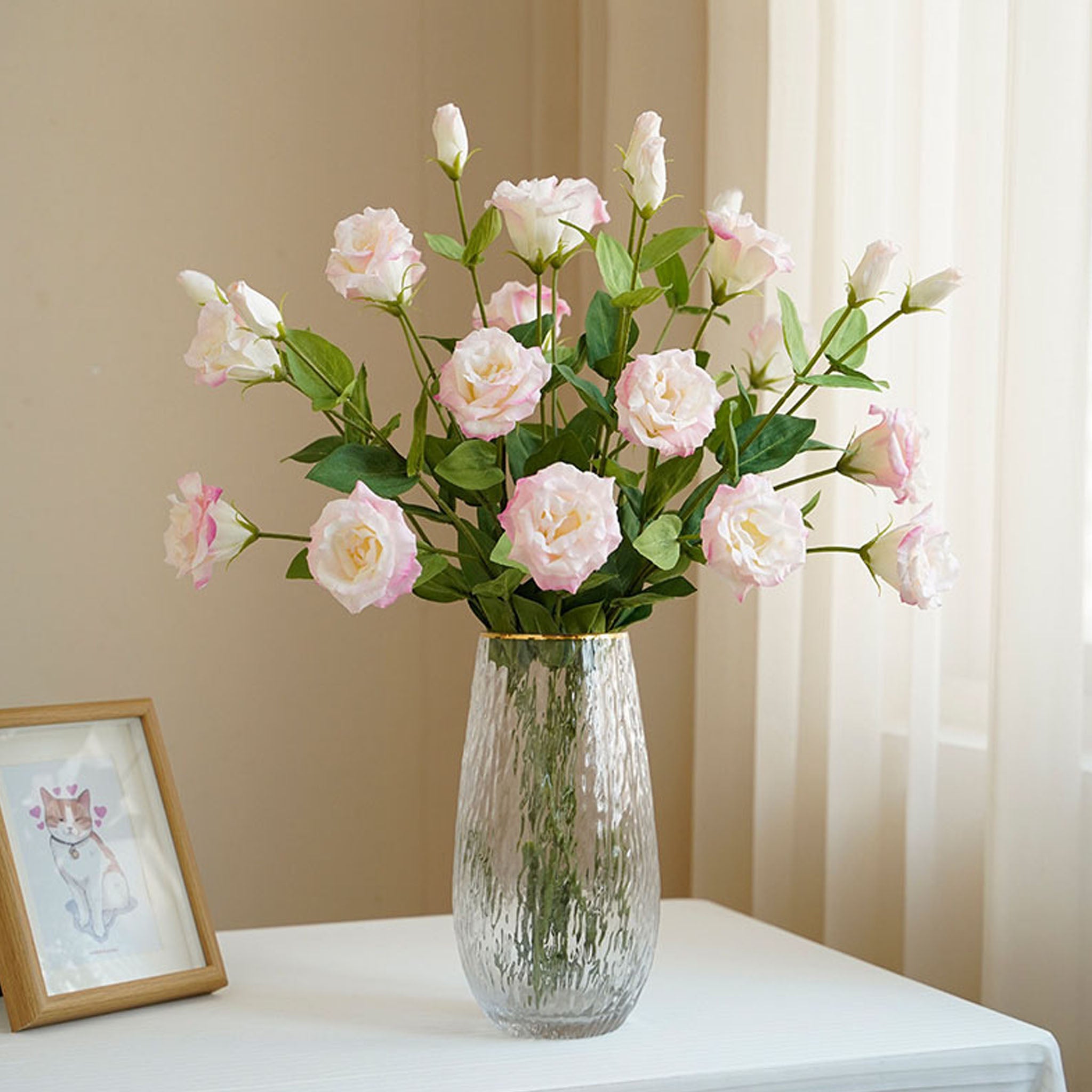 Real Touch Lisianthus Artificial Flowers 28"