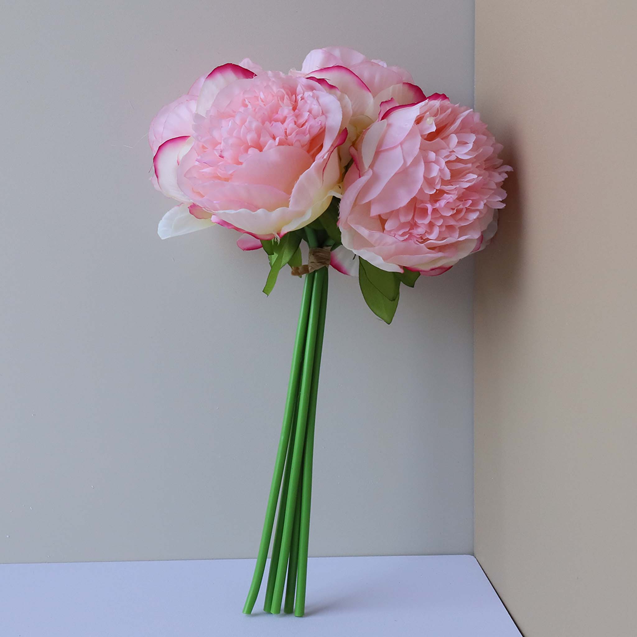 Silk Peony Bouquet Wedding Decoration Fake Flower Arrangement