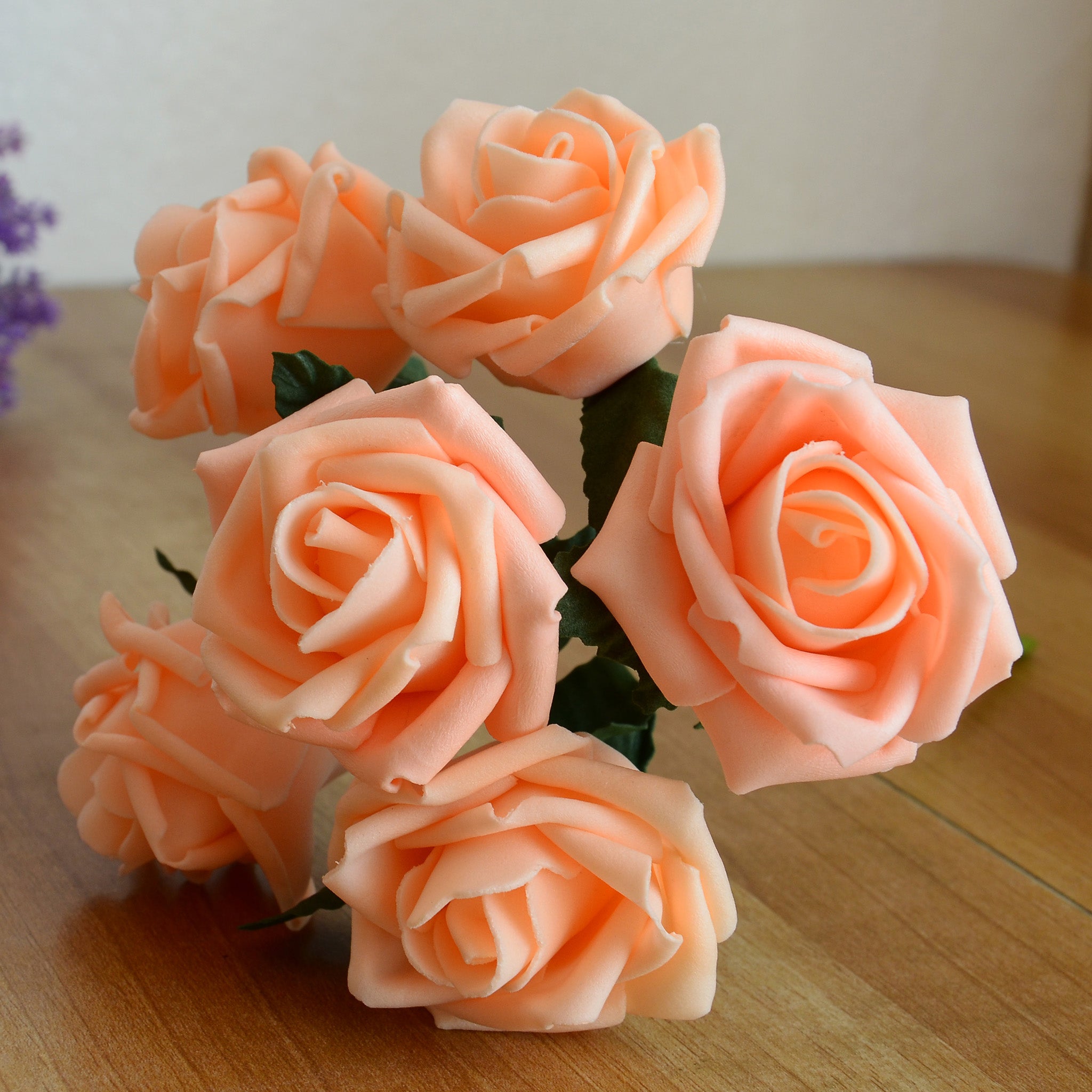 Champagne Wedding Flowers Wholesale Artificial 72