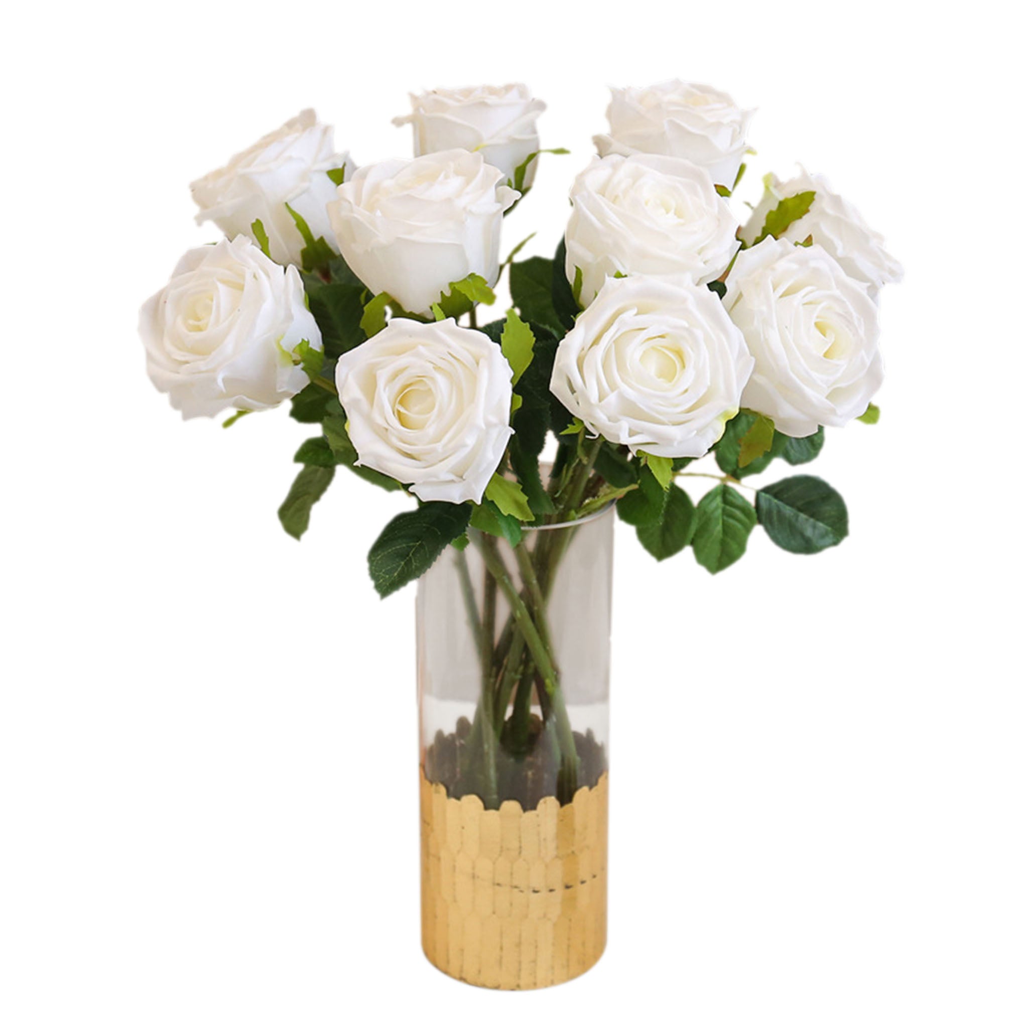Real Touch Roses Artificial Flowers 17"