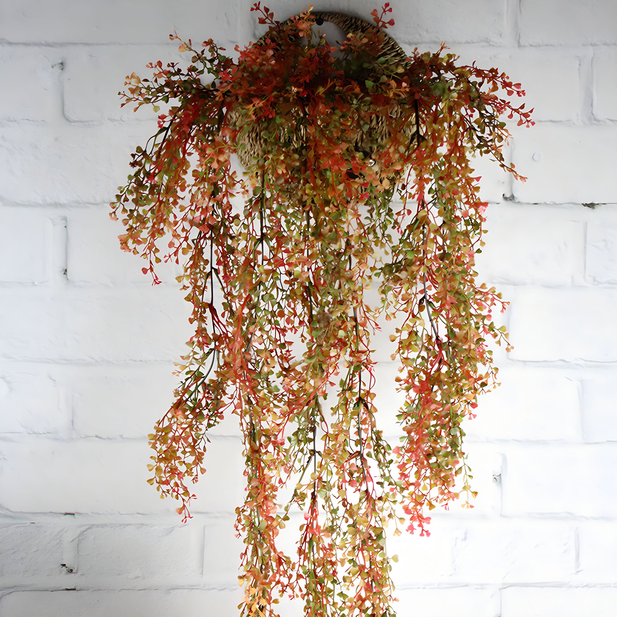 Hanging Vines Artificial Hanging Plants Plastic Outdoor Plants