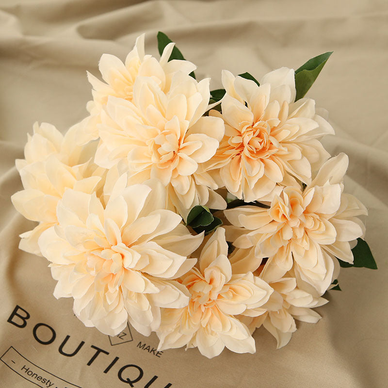 Artificial Dahlia Flowers Home Wedding Floral Arrangement