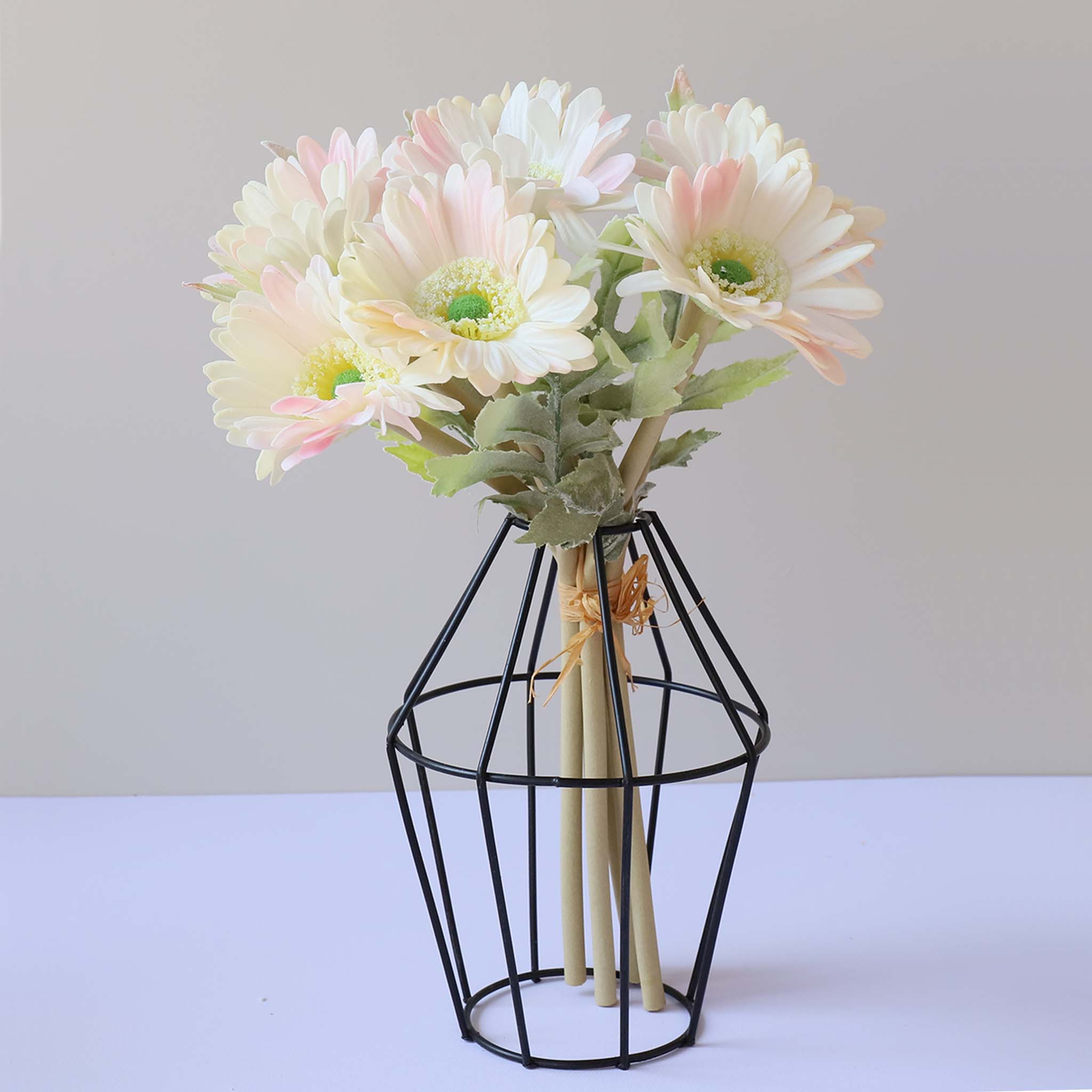 Artificial Gerbera Daisy Bouquet Real Touch Flowers for Wedding Bouquets