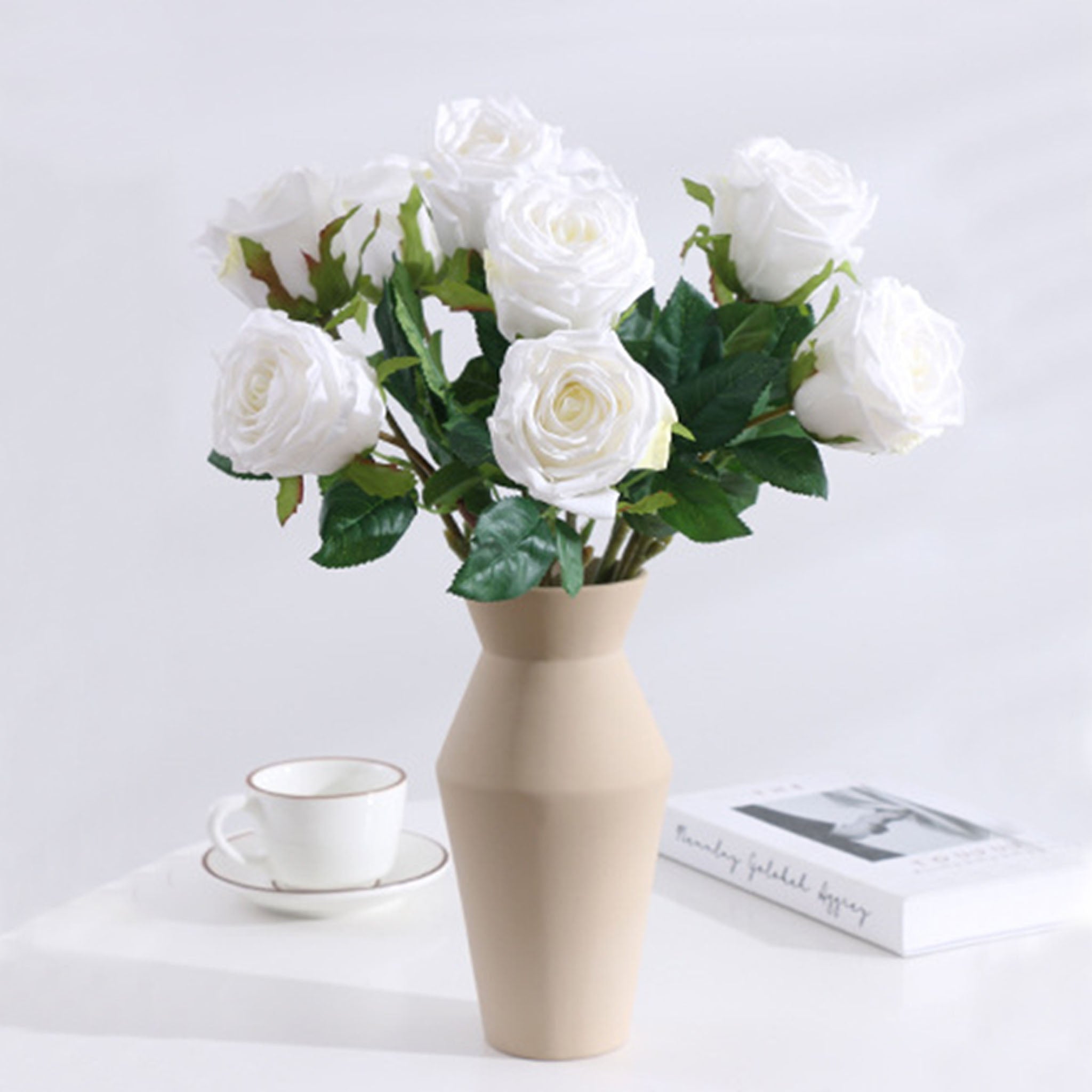 Real Touch Roses Artificial Flowers 17"