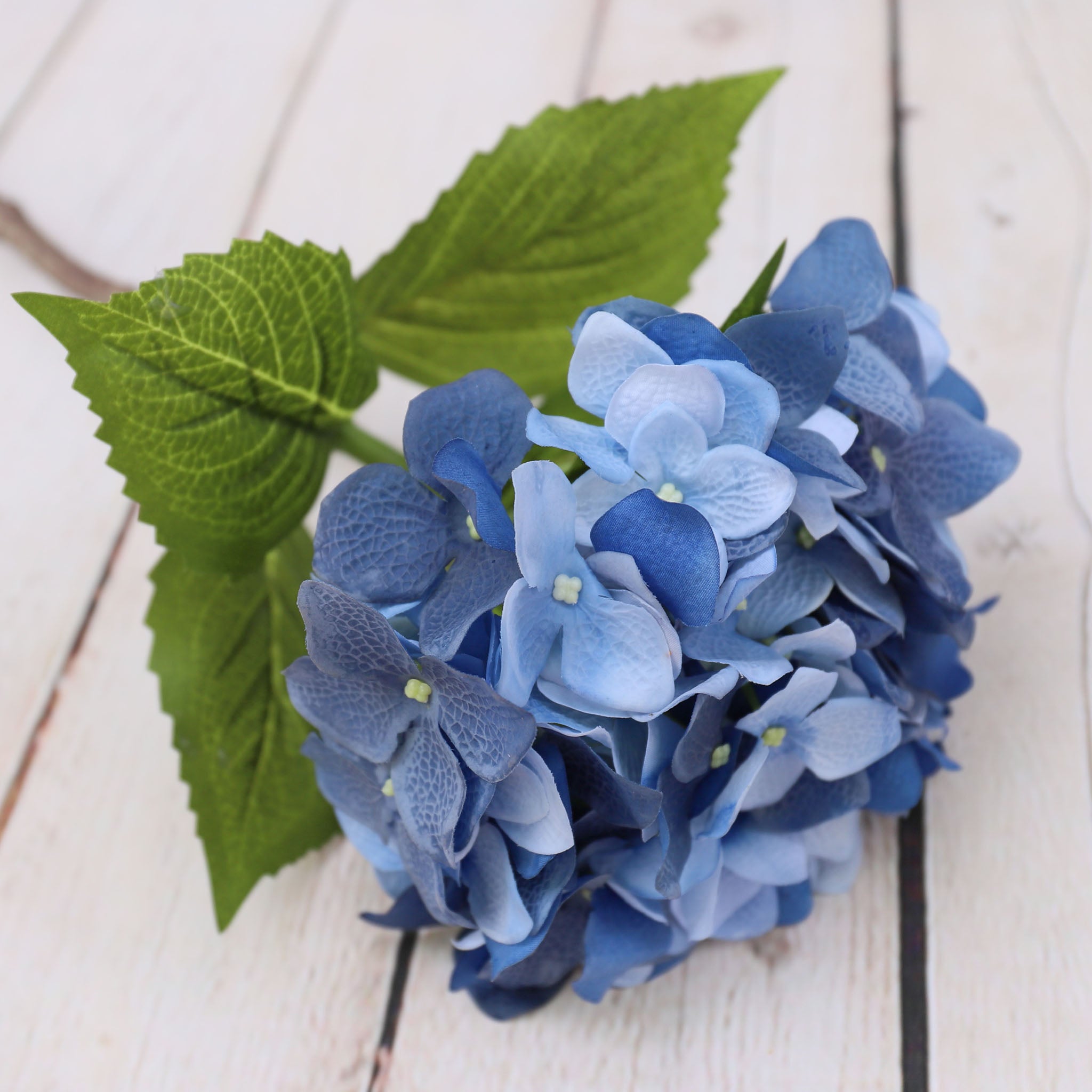 Dark Blue Wedding Flowers Real Touch Hydrangea