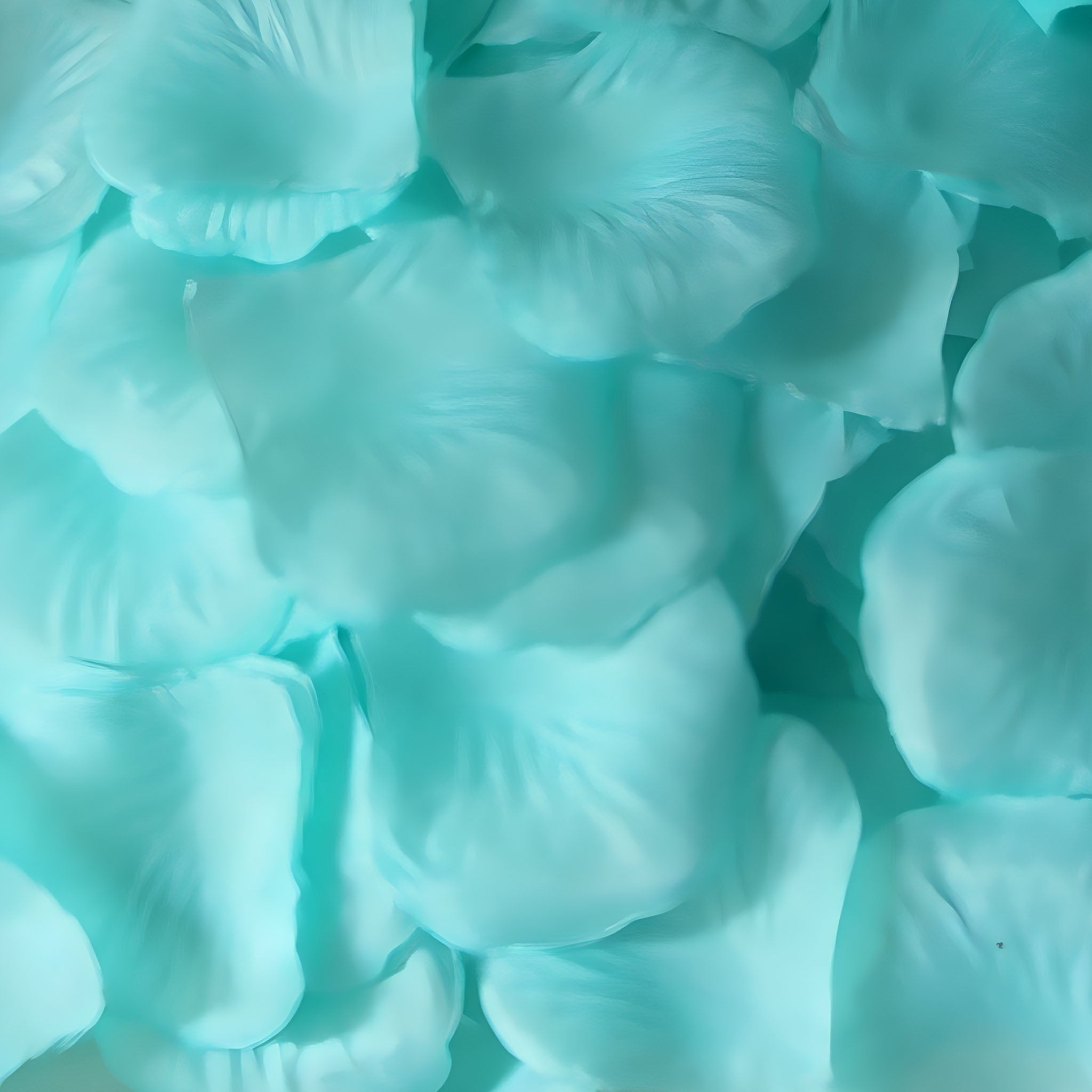 500 pcs Silk Rose Petals Pool Blue Wedding Decorations