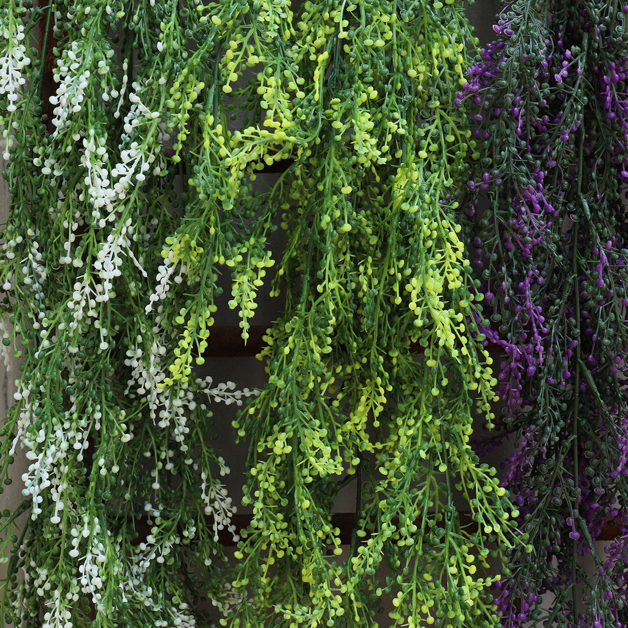 Artificial Hanging Plants for Wall Basket Planters