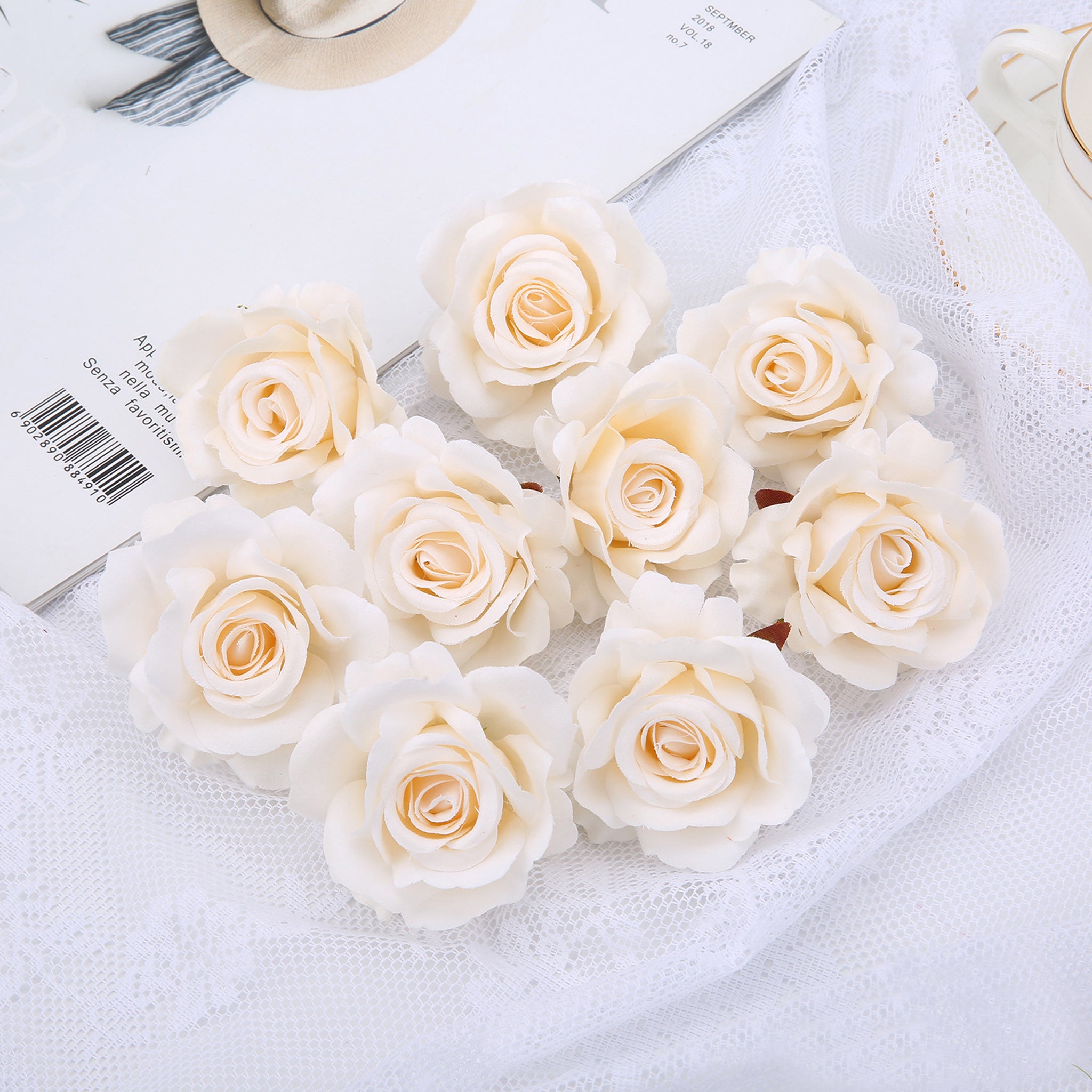 Artificial Small Roses Bulk Silk Flowers