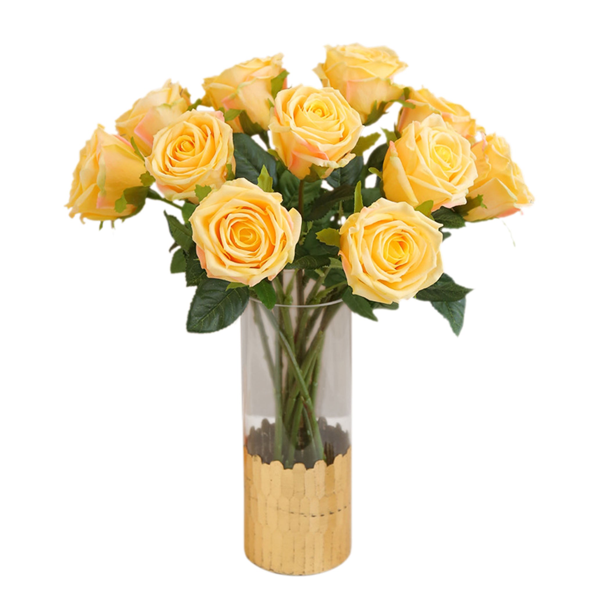 Real Touch Roses Artificial Flowers 17"