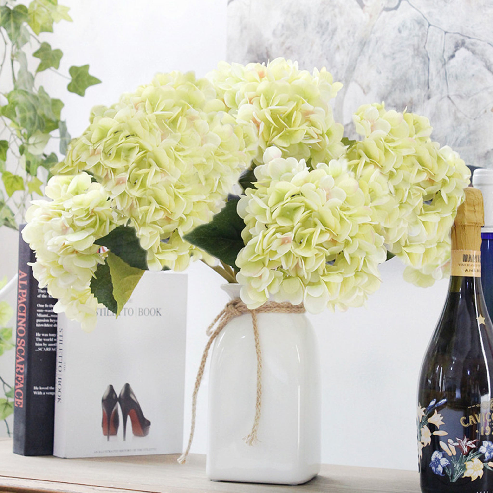 Silk Hydrangea Realist Artificial Hydrange Flowers