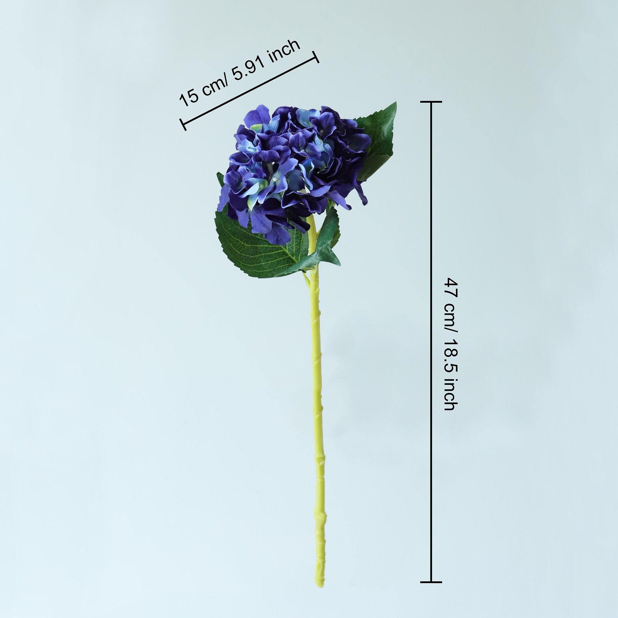 Navy Blue Hydrangea Fake Flower Wedding Centerpieces