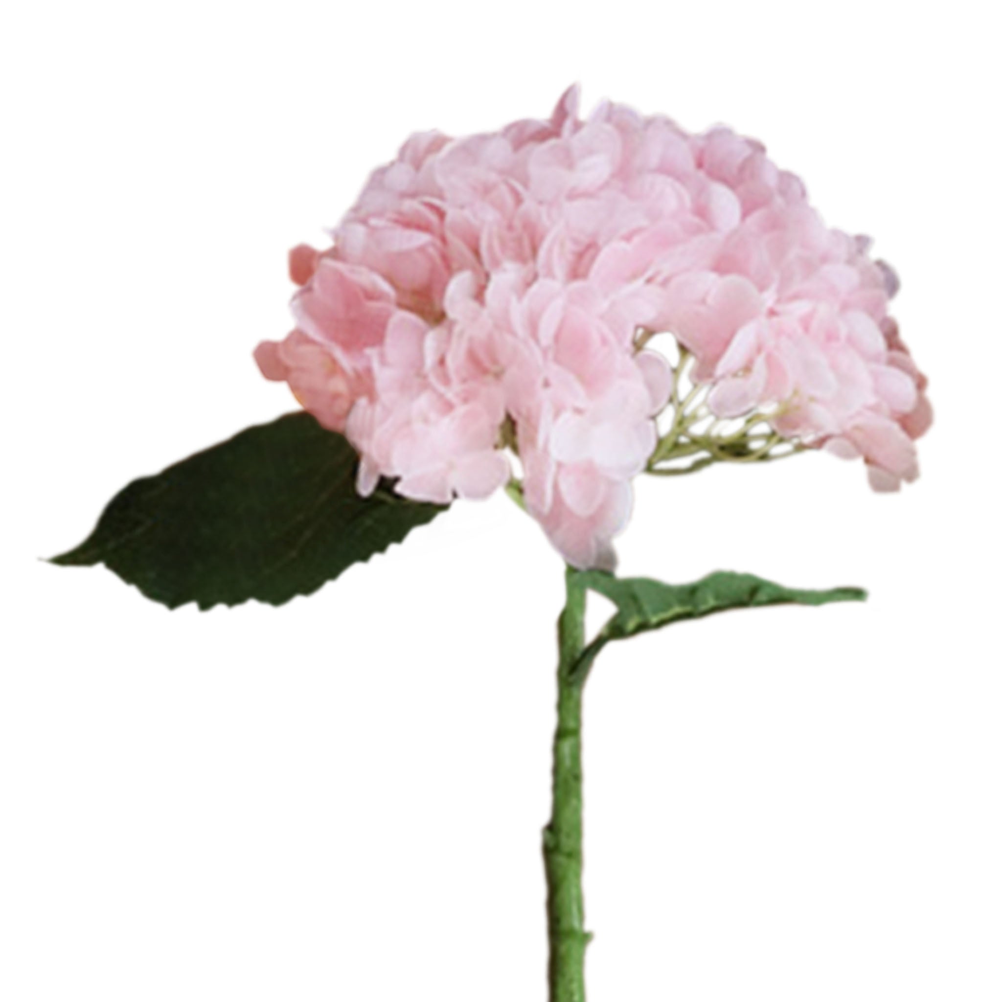 Pastel Light Pink Hydrangea Real Touch Hydrangea