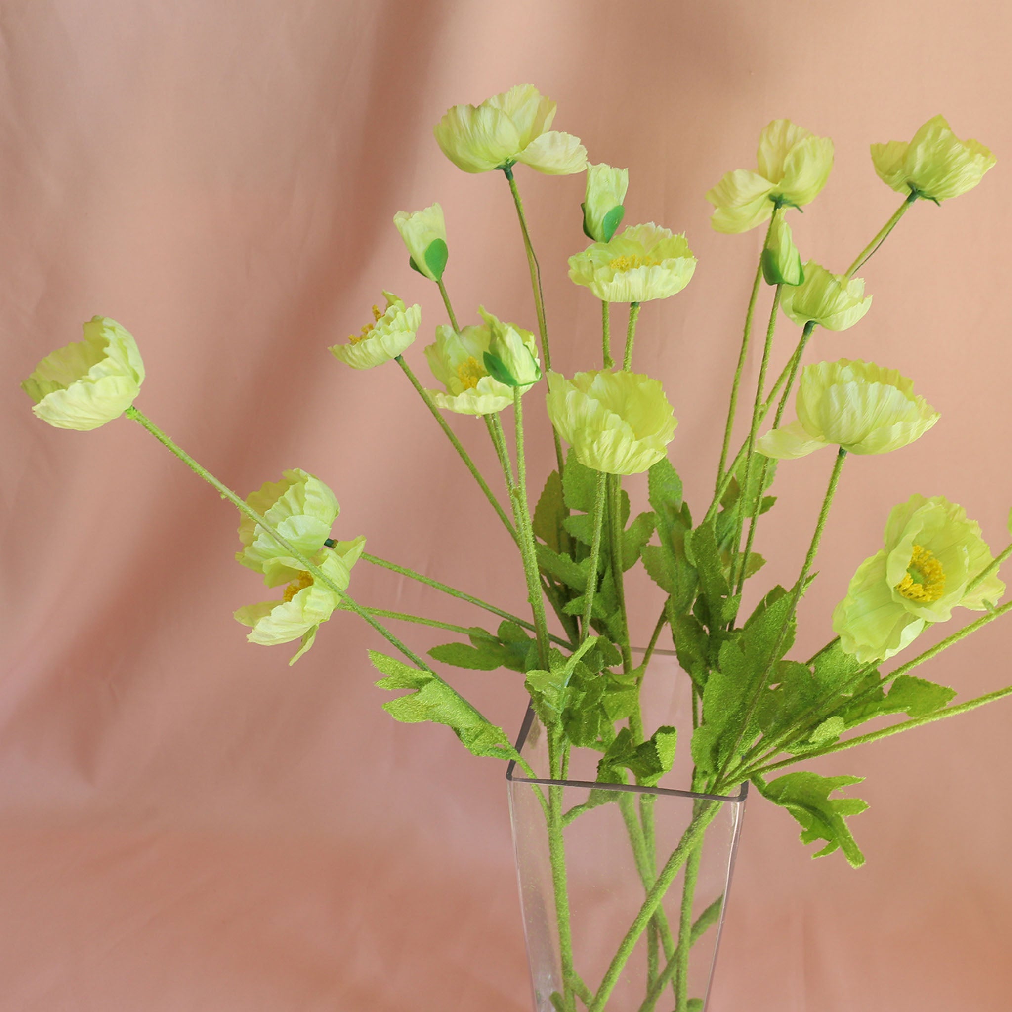 Artificial Poppies Silk Poppy Flowers
