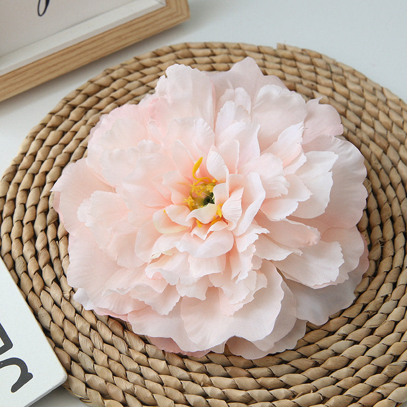 Bulk Large Peony Flowers Silk Flower Heads 6.3"
