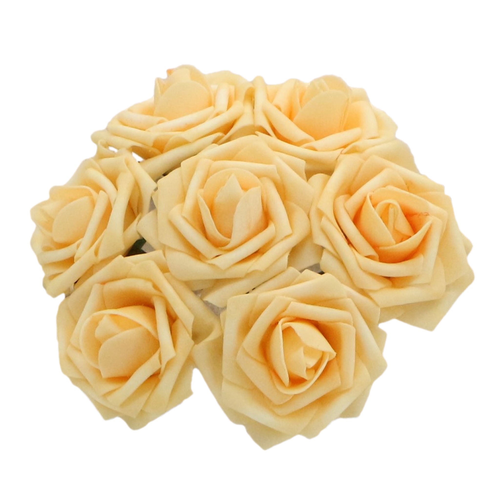 Canary Flowers Roses Artificial Wedding Flowers