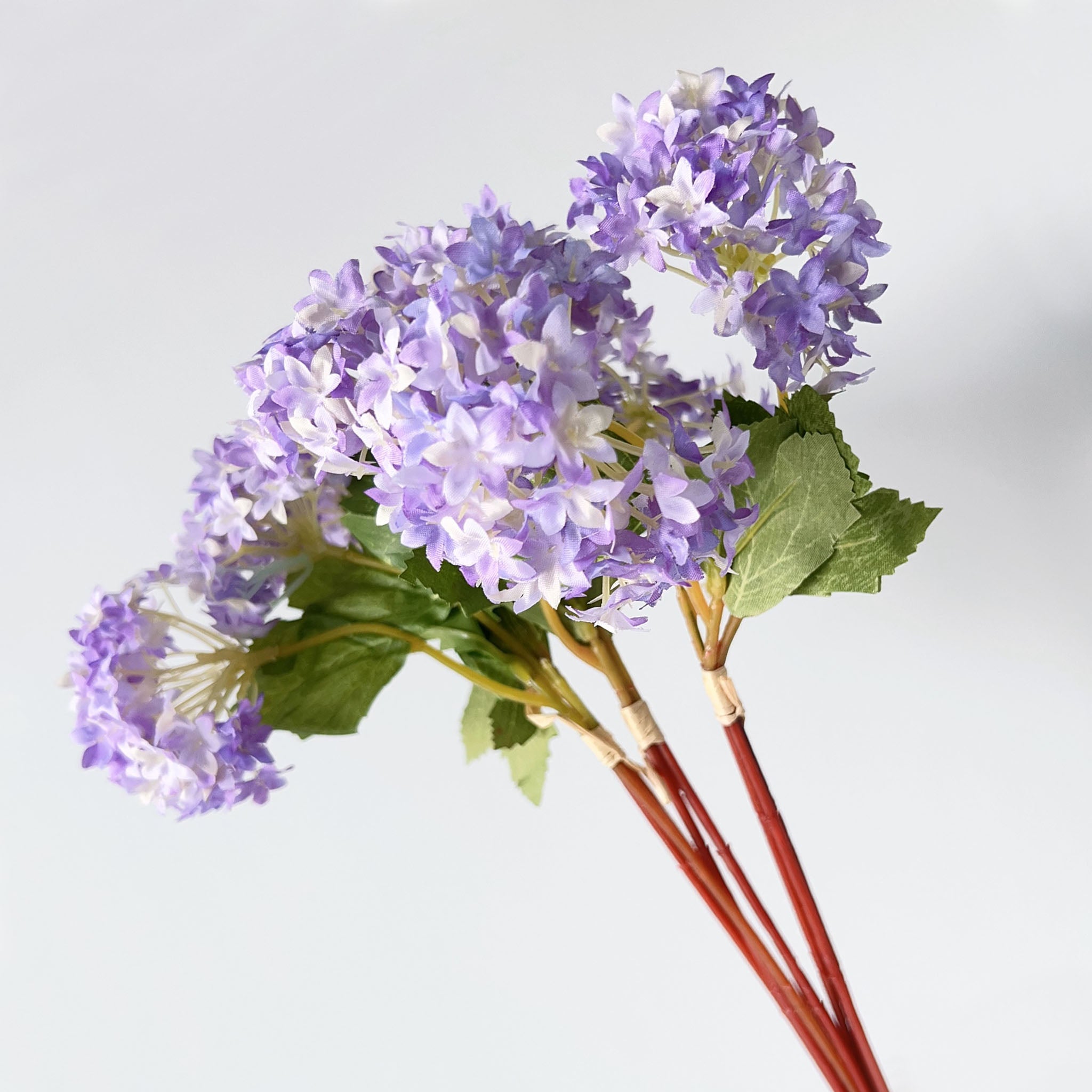 Faux Hydrangea Bundle Mini Hydrangeas Flowers