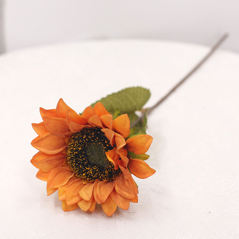 Artificial Sunflowers Burnt Orange Sunflowers 10pcs