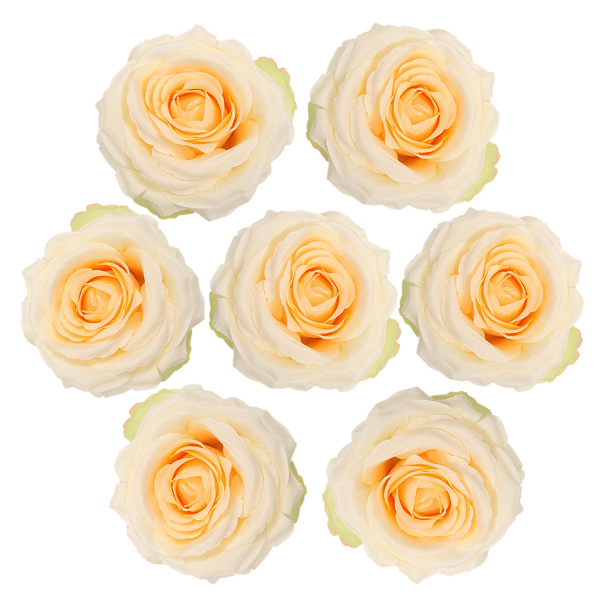 Bulk Big Silk Rose Flower Heads 4.3 inch