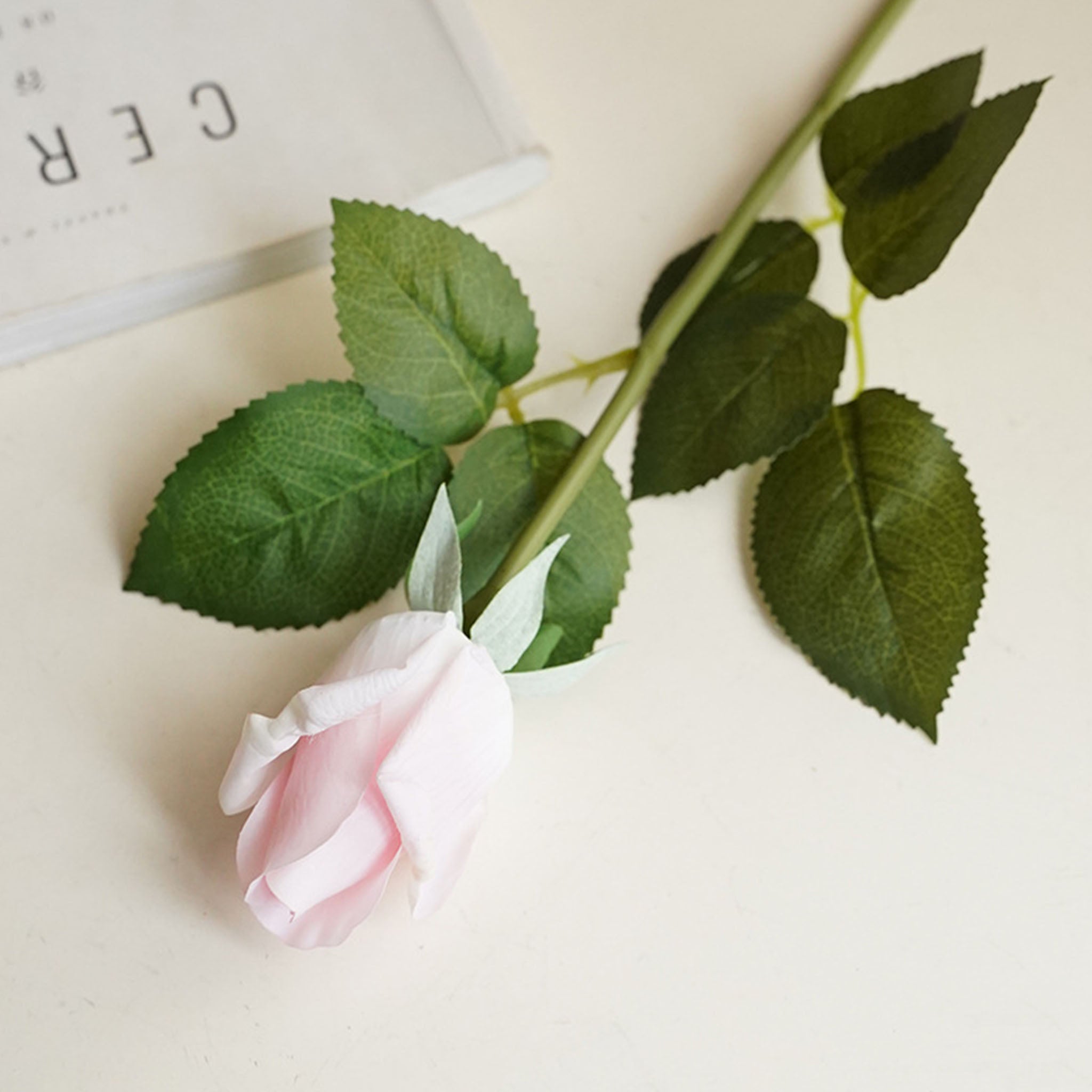 Real Touch Flowers Silk Rosebud Faux Flower