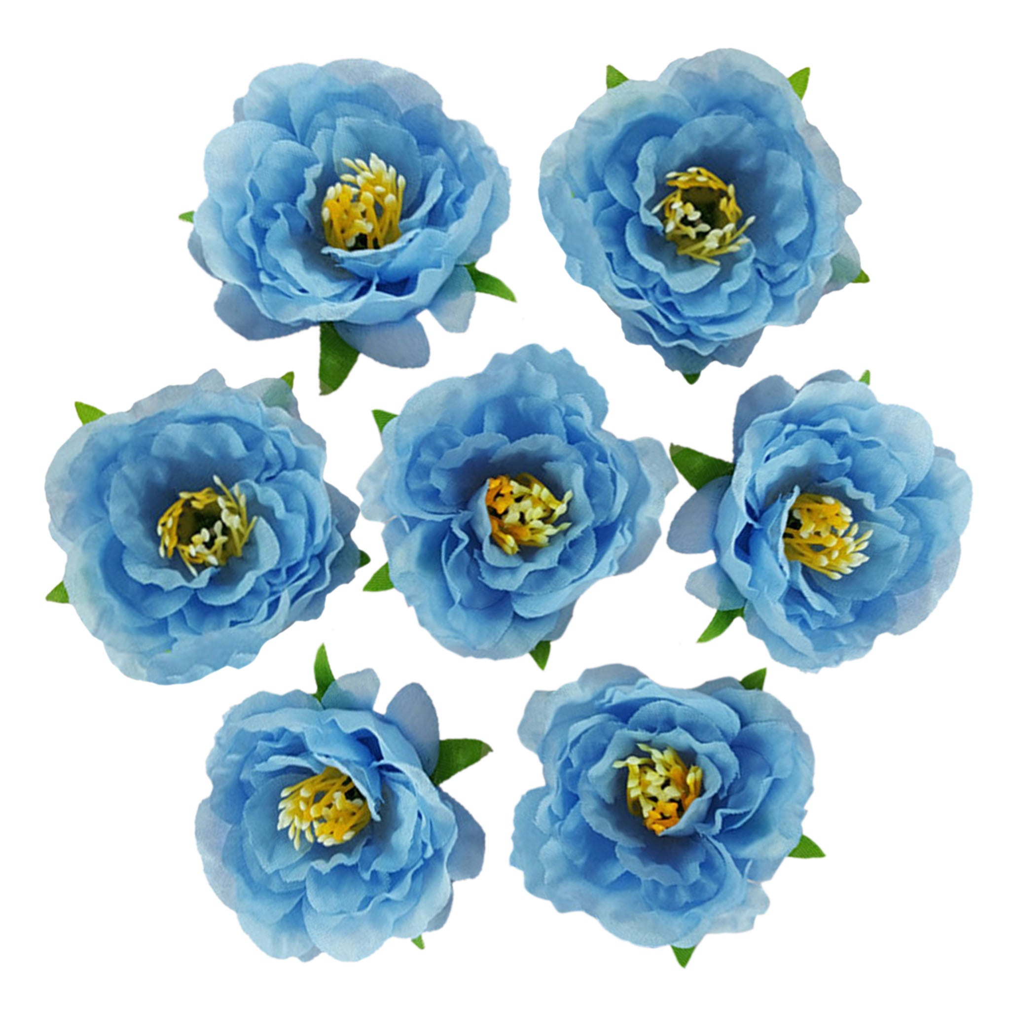Small Silk Flowers 100 Bulk 2"