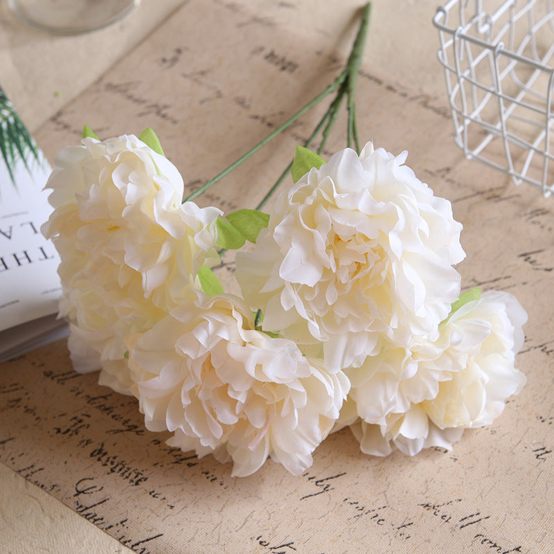 Fake Peony Flowers Artificial Wedding Floral Arrangement