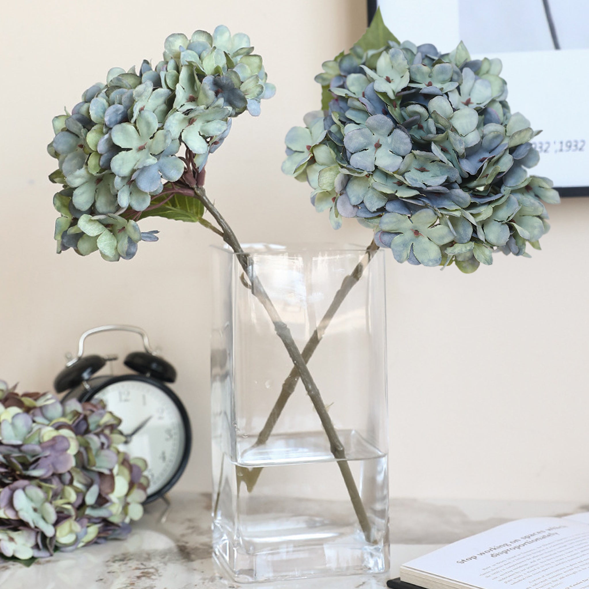Realistic Painting Like Fake Hydrangea Flowers