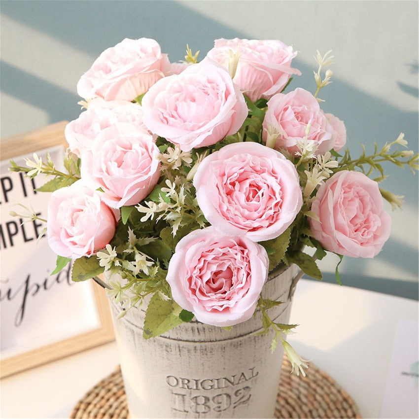 Artificial Rose Flower Spray Roses Wedding Home Decor