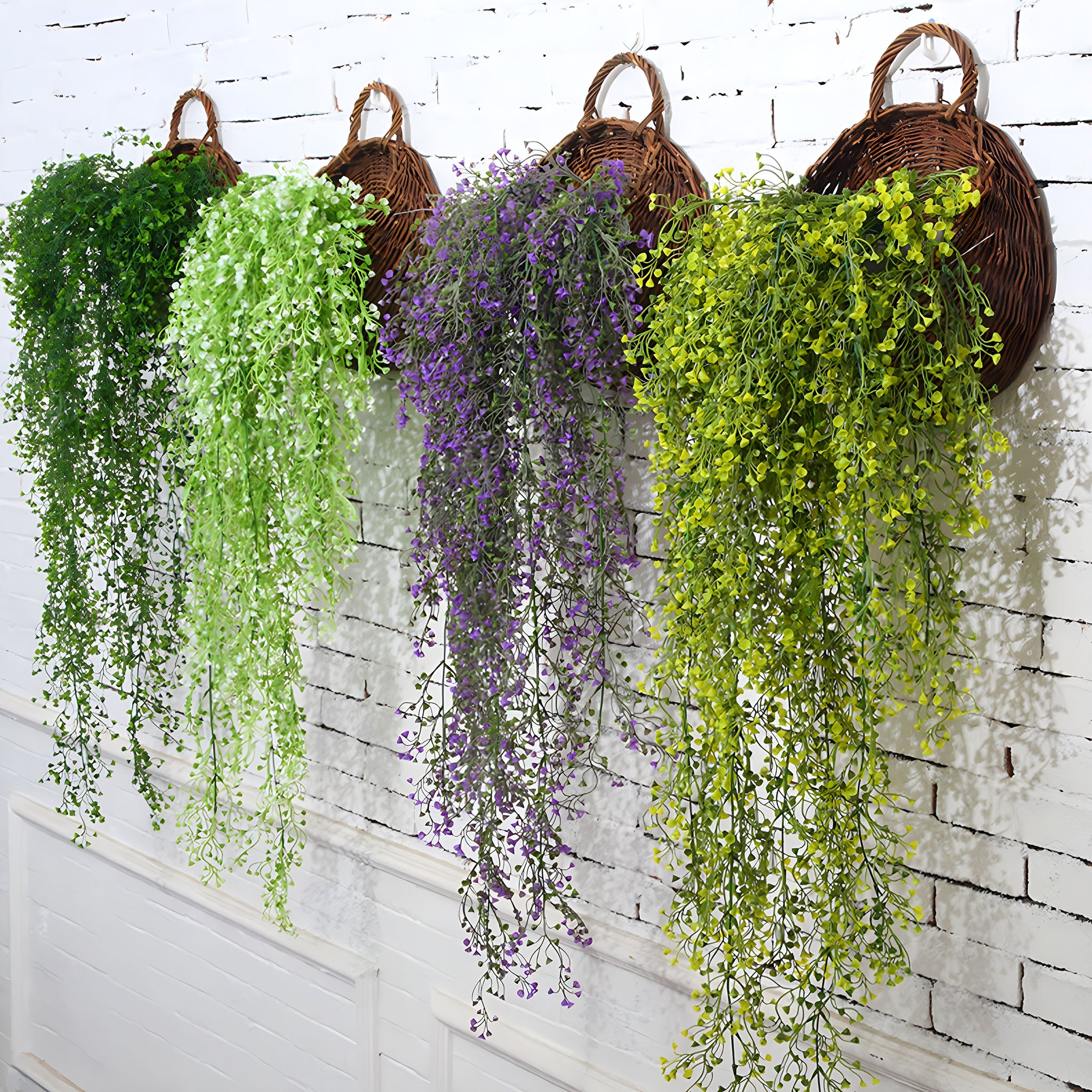 Faux Hanging Plants UV Protected Fake Greenery Vines
